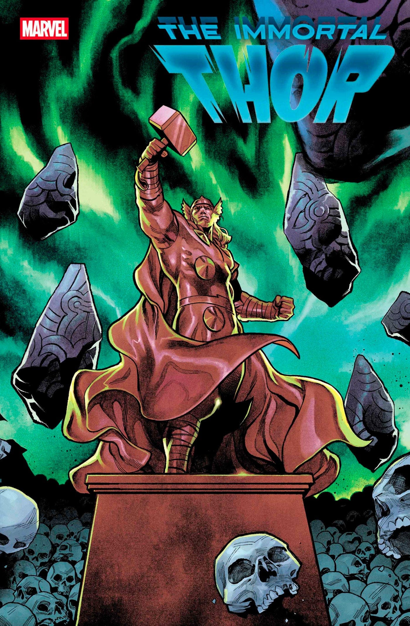 Marvel Comics Immortal Thor #25 Martin Coccolo Death Of The Immortal Thor 3-Part Connecting Variant