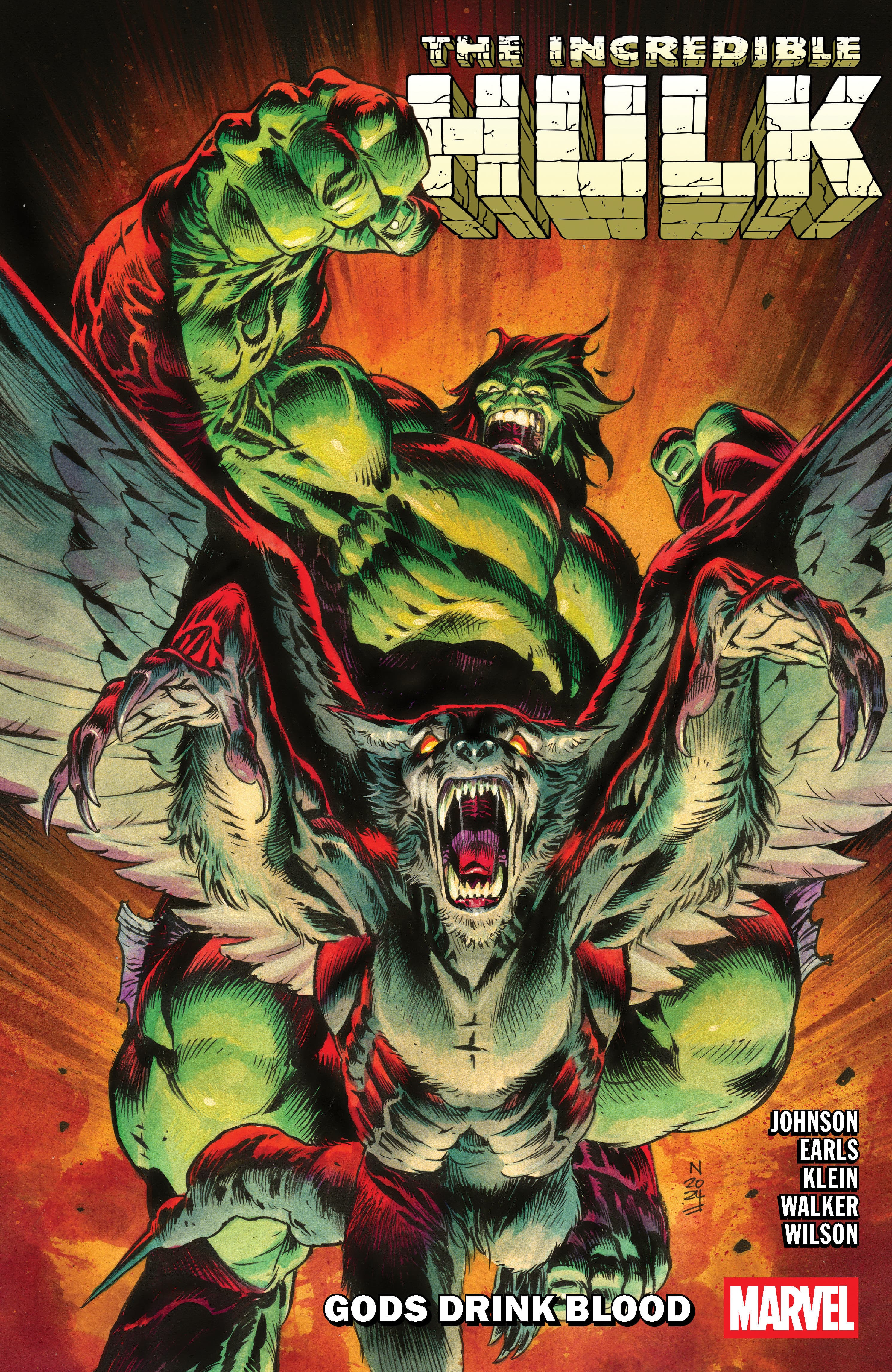 Marvel Comics Incredible Hulk Vol. 5: Gods Drink Blood