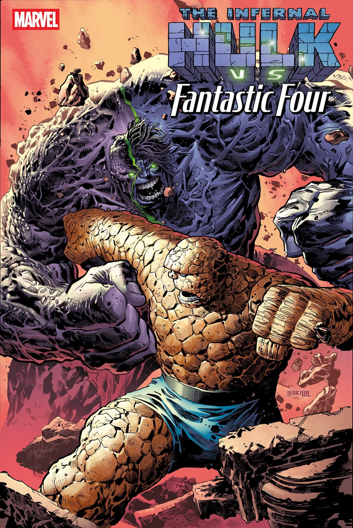 Marvel Comics Infernal Hulk vs. Fantastic Four #1 Ken Lashley Variant