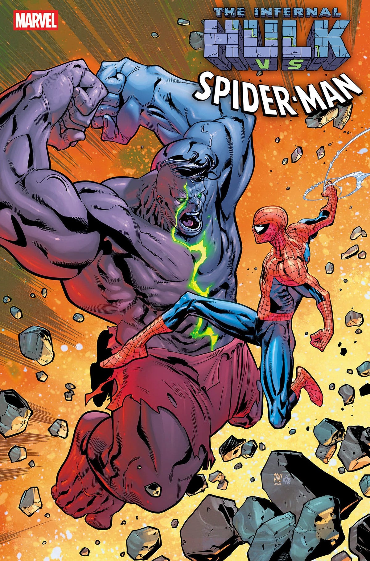 Marvel Comics Infernal Hulk vs. Spider-Man #1 Paco Medina Variant A