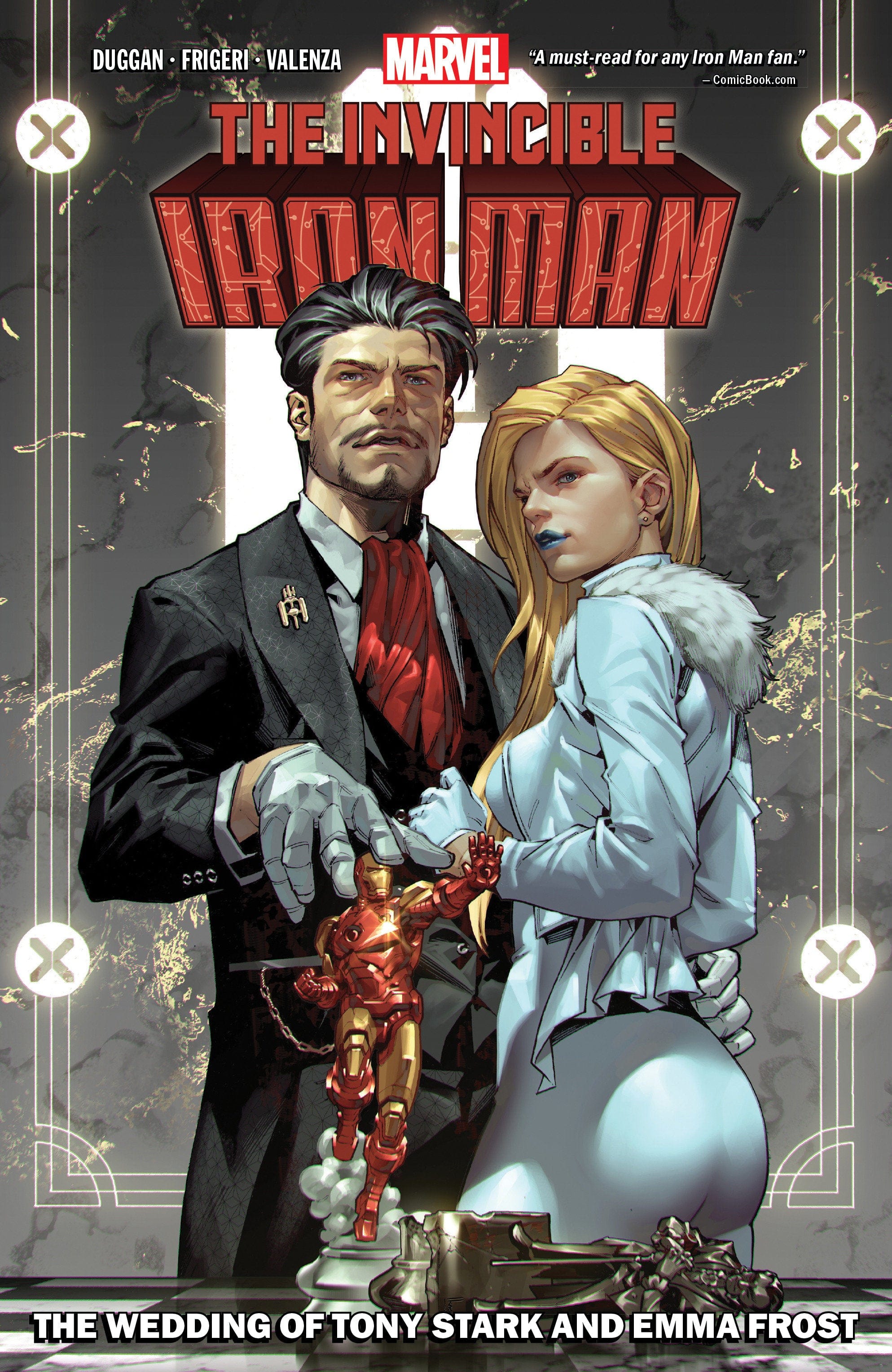 Marvel Comics Invincible Iron Man By Gerry Duggan Volume 2: The Wedding of Tony Stark and Emma Frost