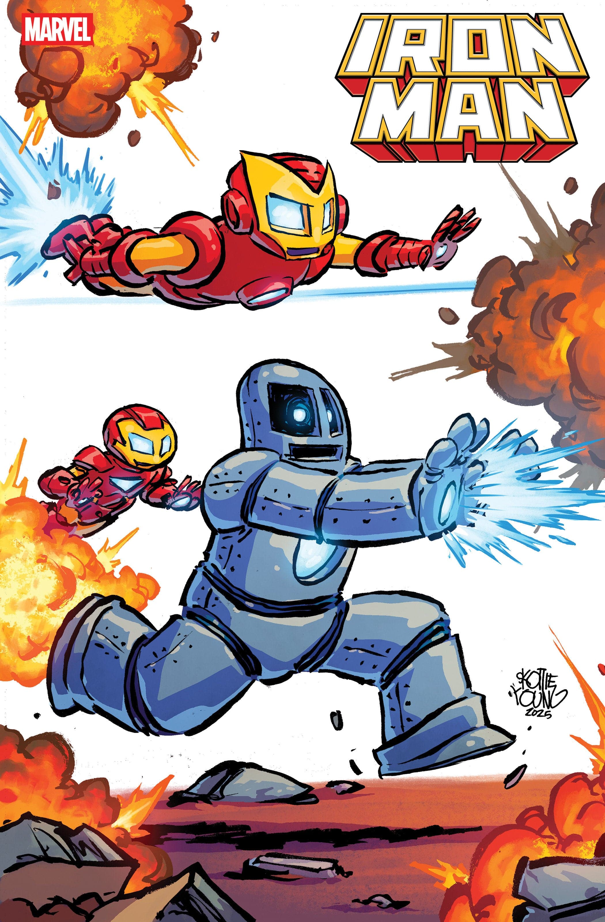 Marvel Comics Iron Man #1 Skottie Young 4-Part Connecting Variant