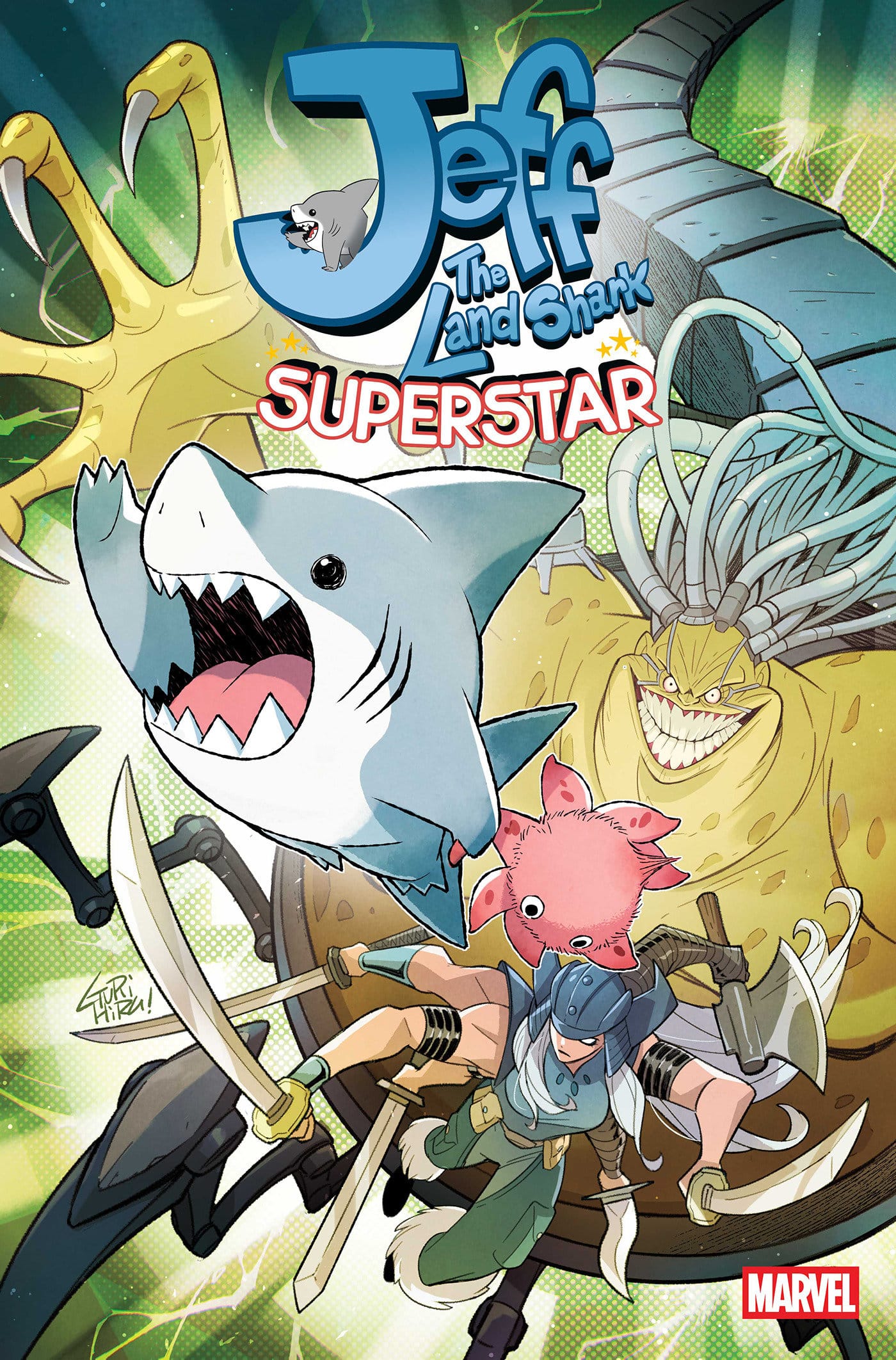 Marvel Comics Jeff The Land Shark: Superstar #3 Main Cover Gurihiru