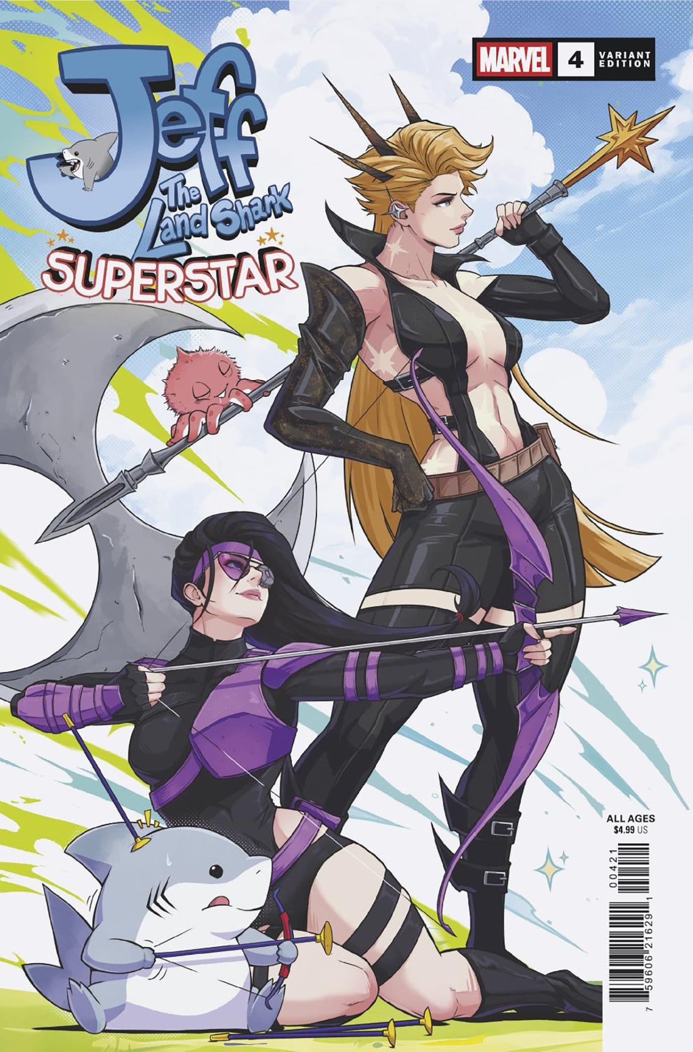 Marvel Comics Jeff The Land Shark: Superstar #4 Jhony Caballero Variant