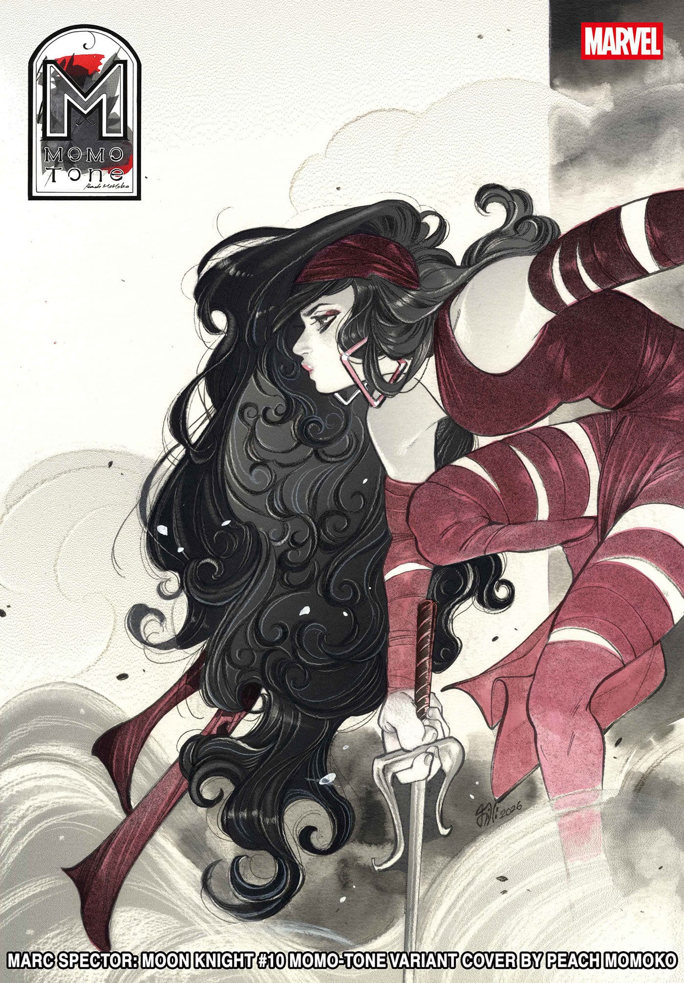 Marvel Comics Marc Spector: Moon Knight #10 Peach Momoko Momo-Tone Variant