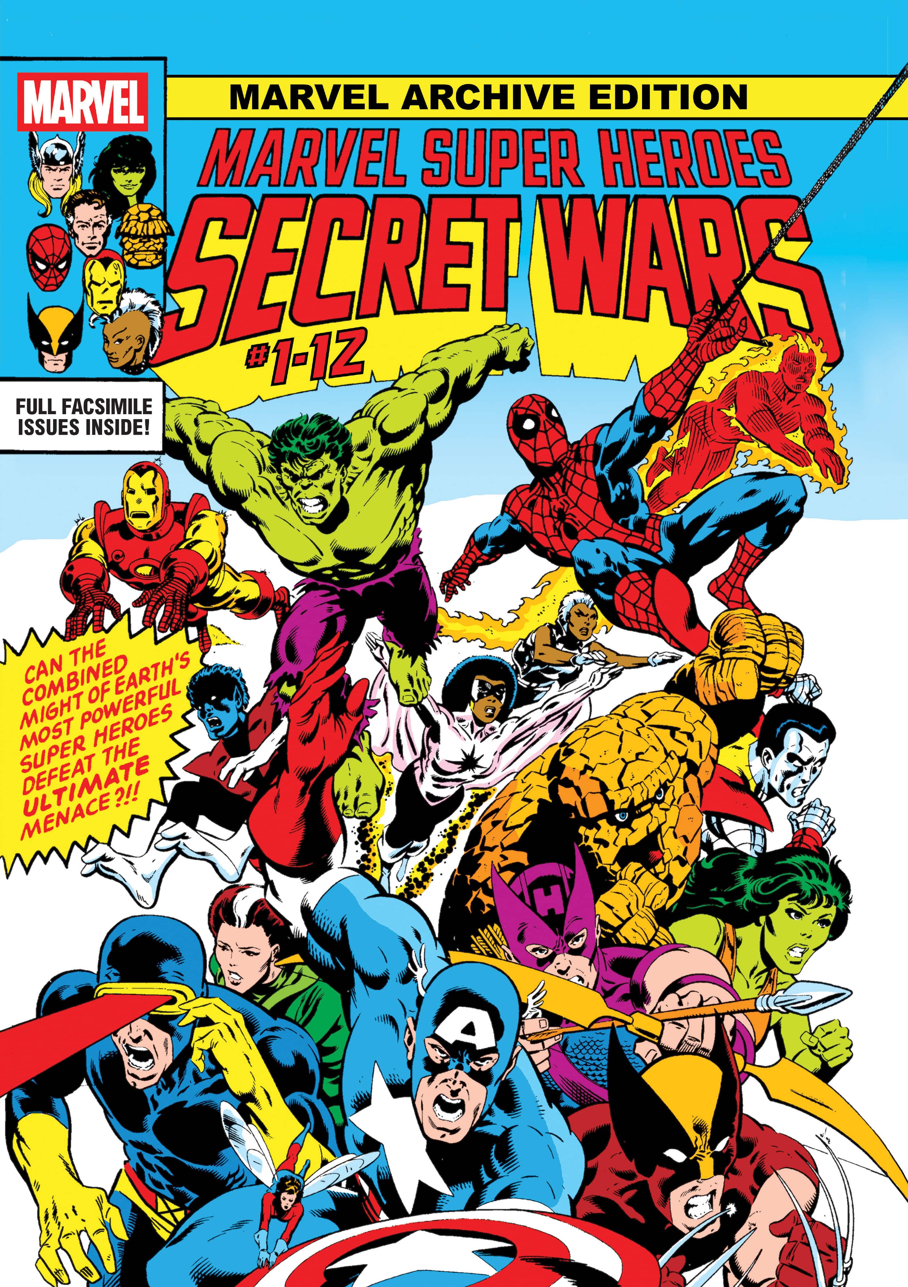 Marvel Comics Marvel Archive Edition: Marvel Super Heroes Secret Wars Gallery Edition Mike Zeck Original First Issue Cover