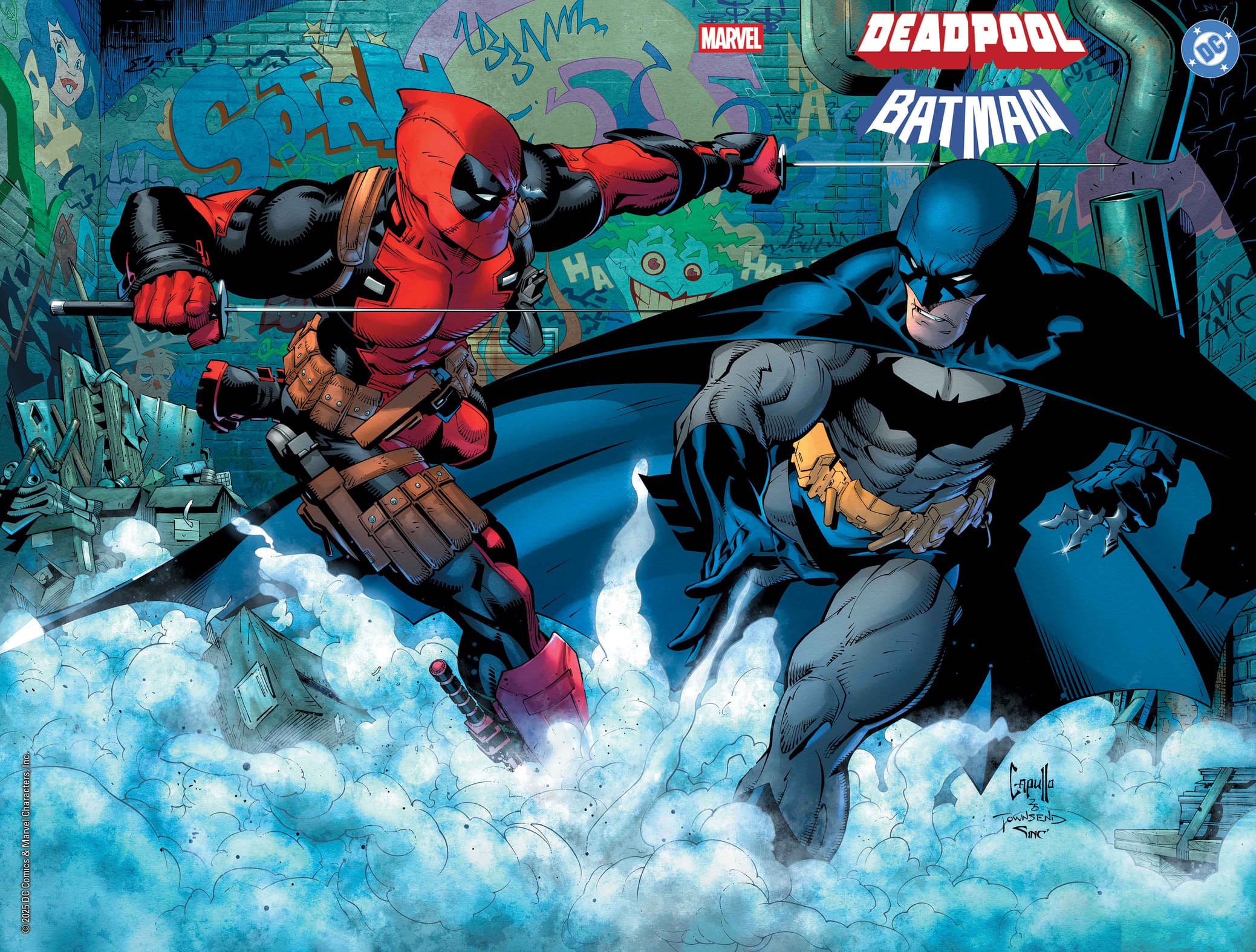Marvel Comics Marvel/DC: Deadpool/Batman #1 Greg Capullo Wraparound Variant