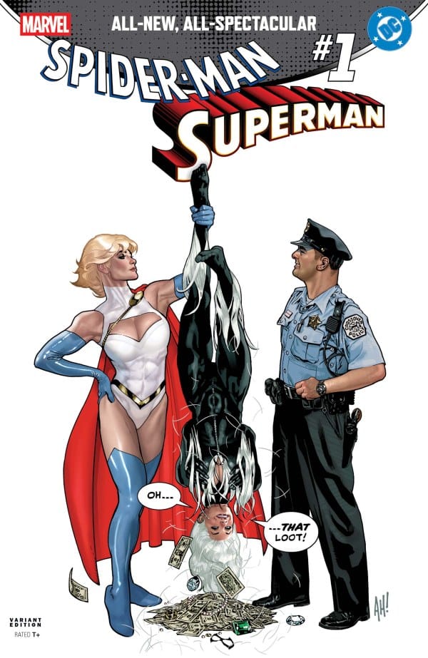 Marvel Comics Marvel/DC: Spider-Man/Superman #1 Adam Hughes Variant