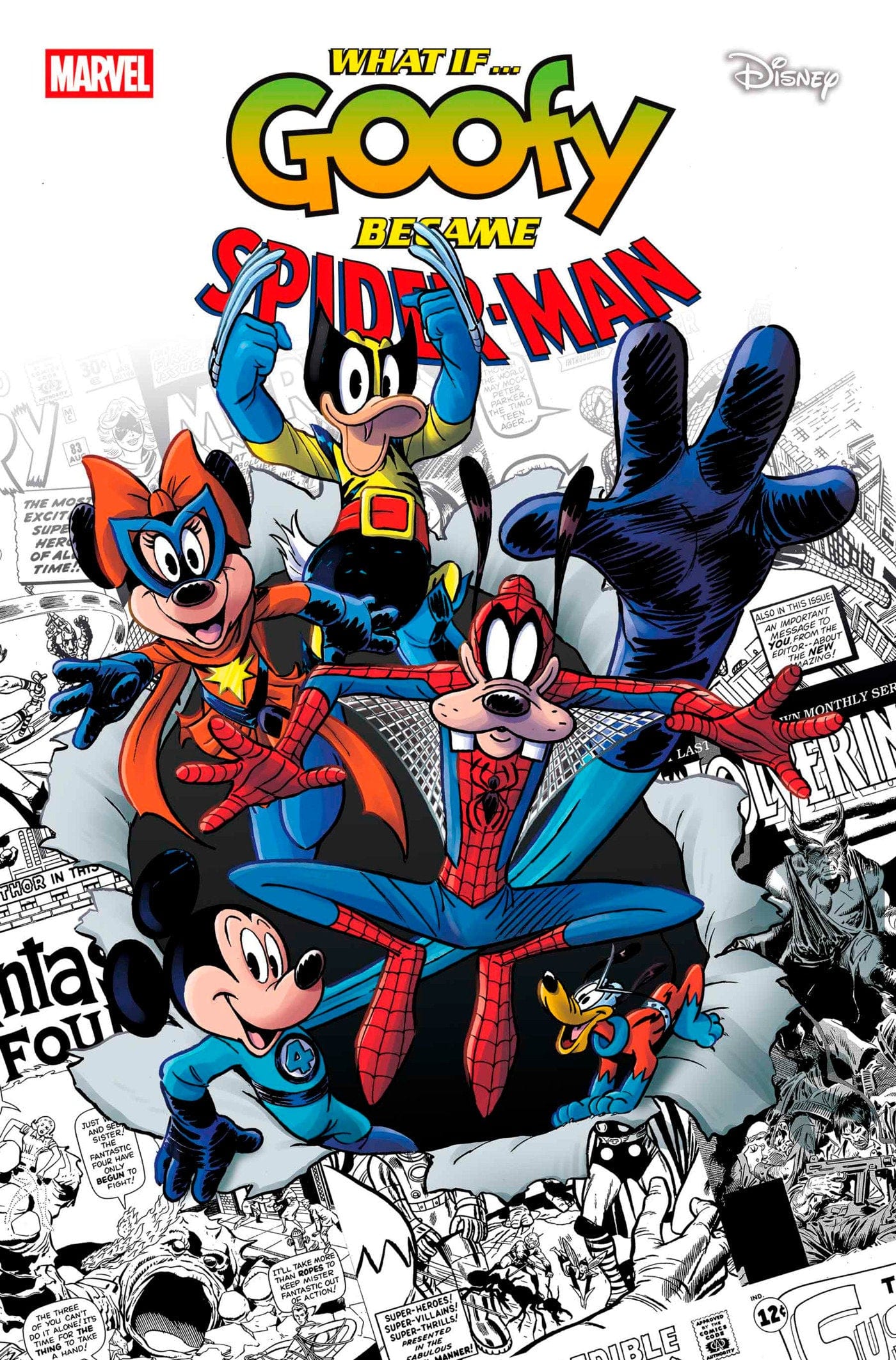 Marvel Comics Marvel & Disney: What If...? Goofy Became Spider-Man #1 Andrea Feccero Variant