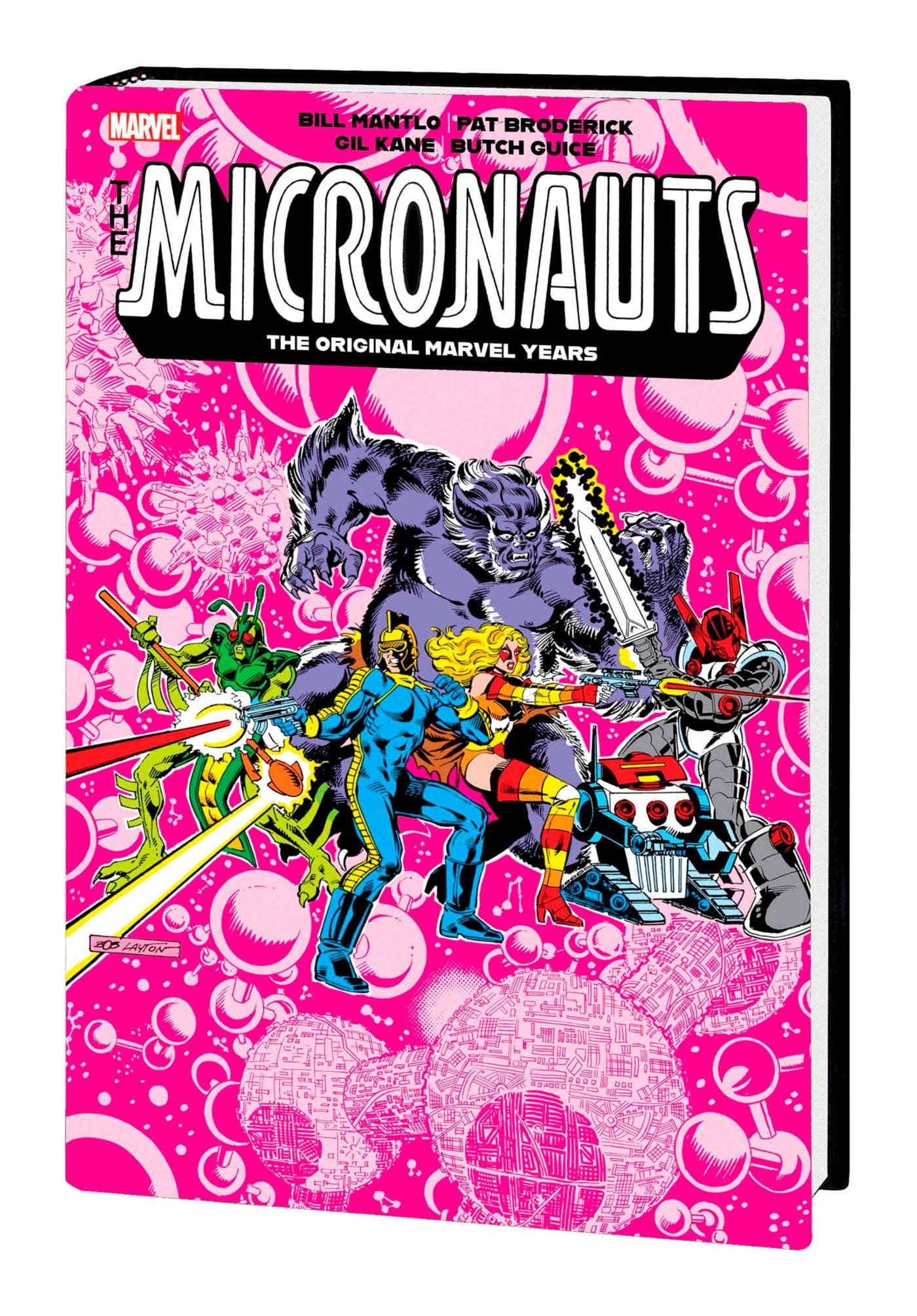 Marvel Comics Micronauts: The Original Marvel Years Omnibus Volume 2 Bob Layton Cover (Direct Market Edition)