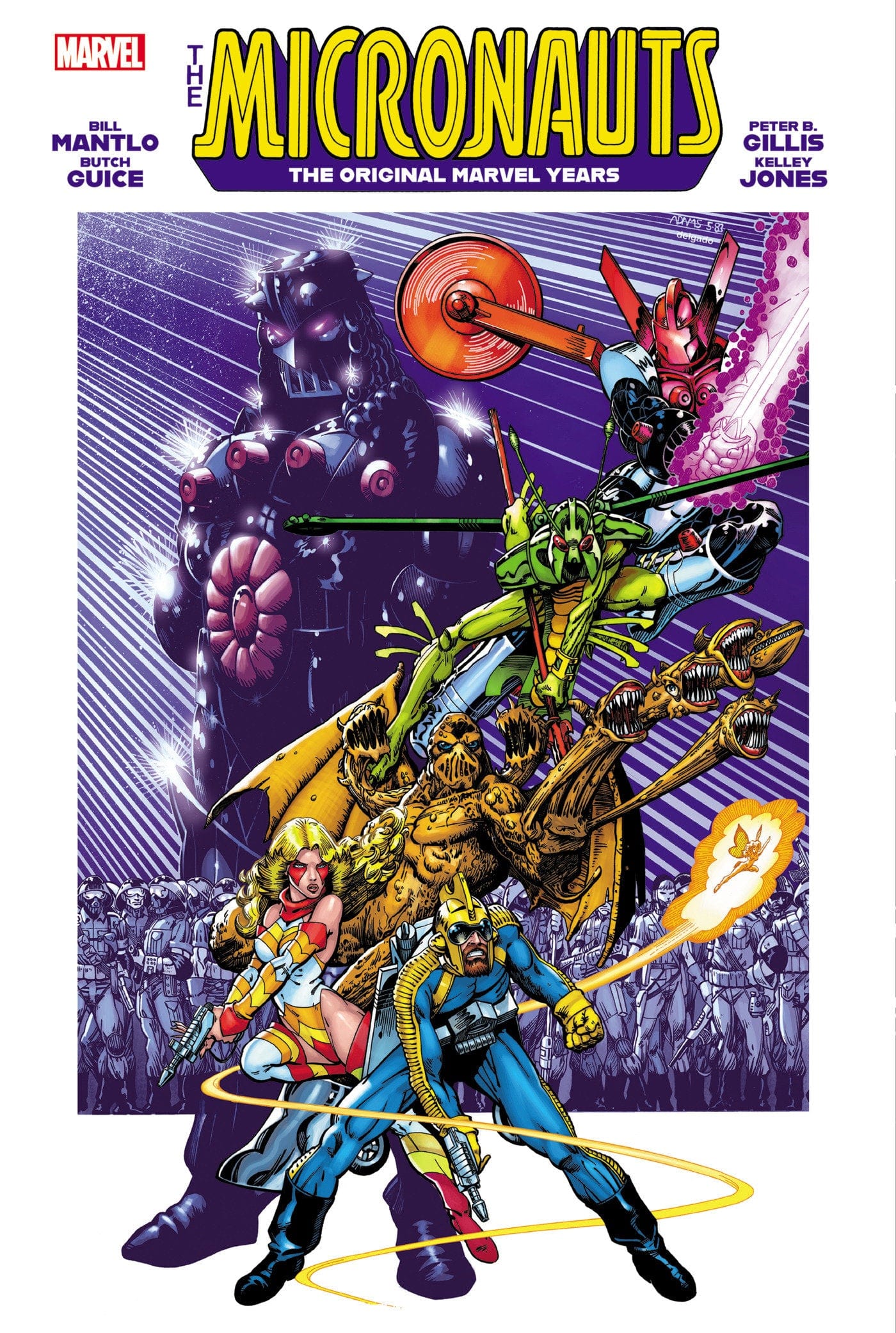 Marvel Comics Micronauts: The Original Marvel Years Omnibus Volume 3 Arthur Adams Cover (Direct Market Edition)