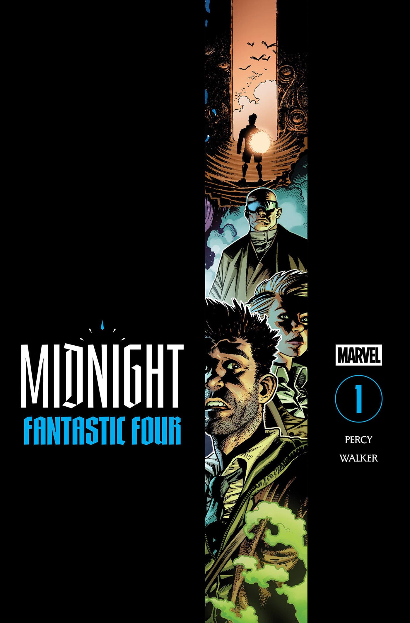 Marvel Comics Midnight Fantastic Four #1 Main Cover Kev Walker