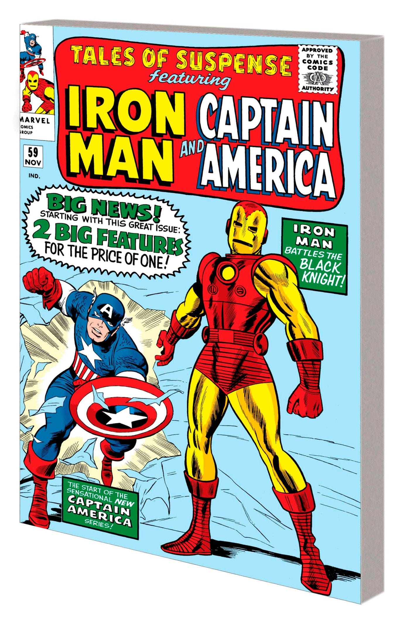 Marvel Comics Mighty Marvel Masterworks: Captain America Volume 1 - The Sentinel Of Liberty (Direct Market Edition)