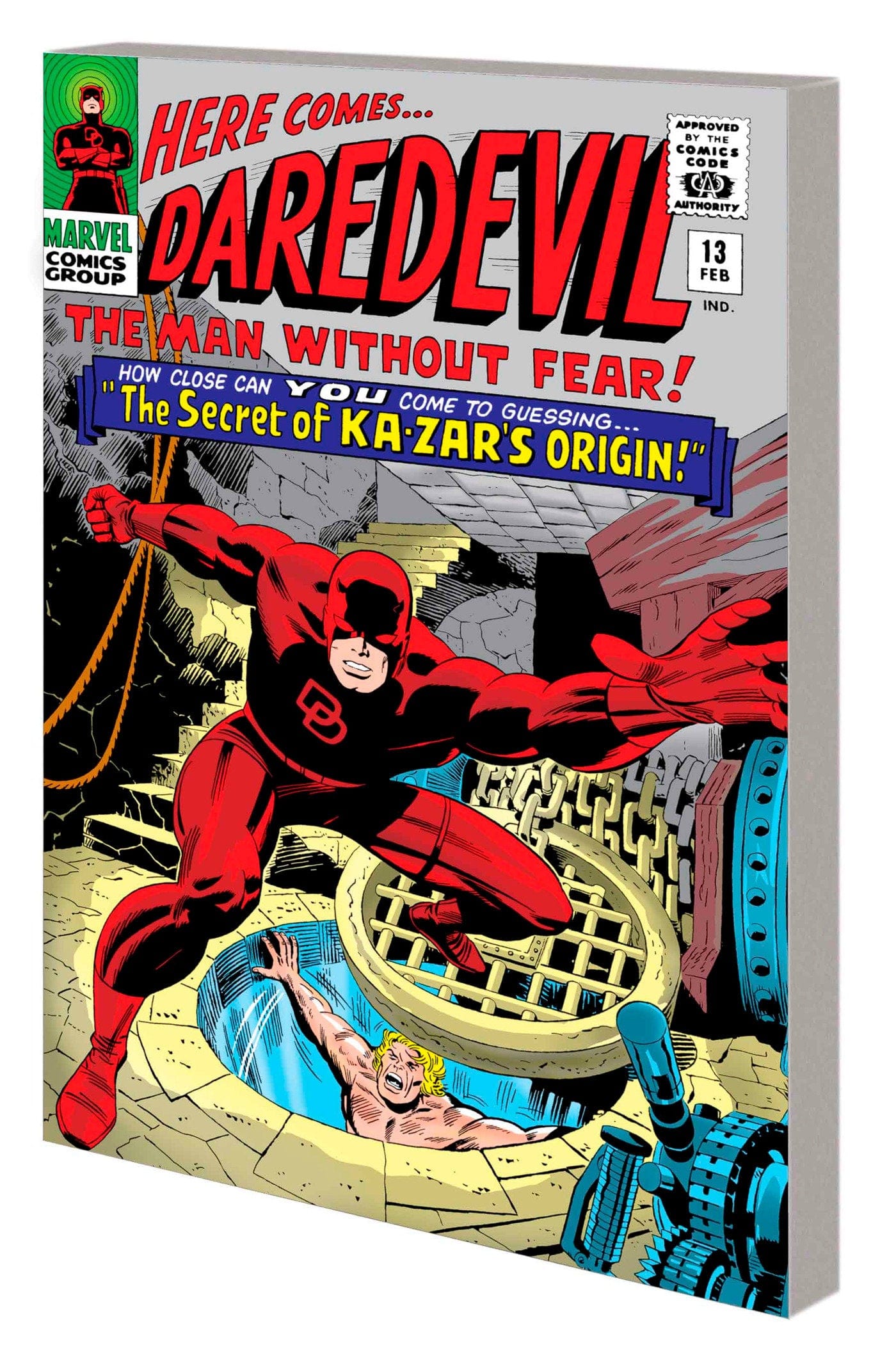 Marvel Comics Mighty Marvel Masterworks: Daredevil Volume 2 - Alone Against The Underworld (Direct Market Edition)