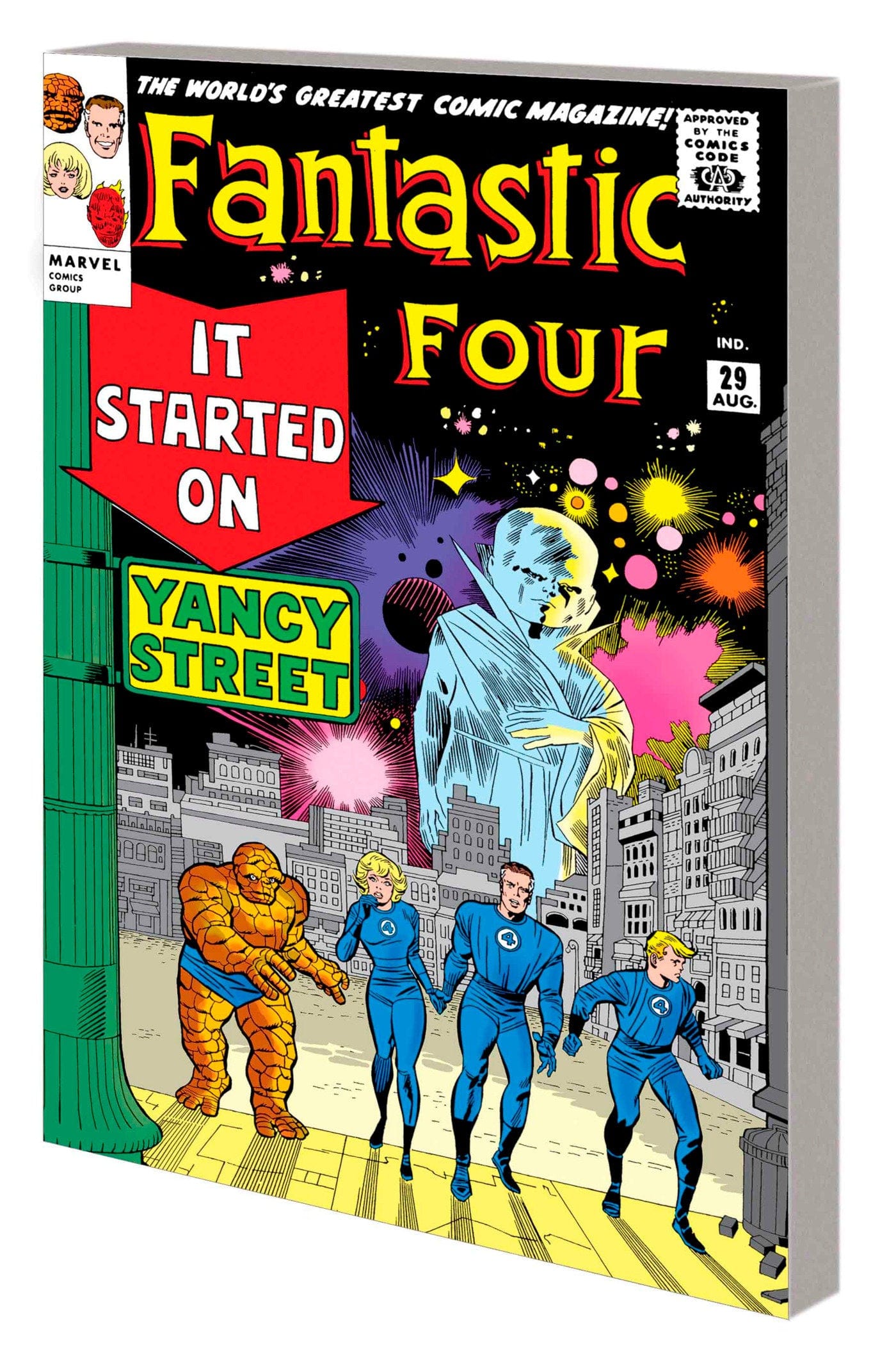 Marvel Comics Mighty Marvel Masterworks: The Fantastic Four Volume 3 - It Started On Yancy Street (Direct Market Edition)
