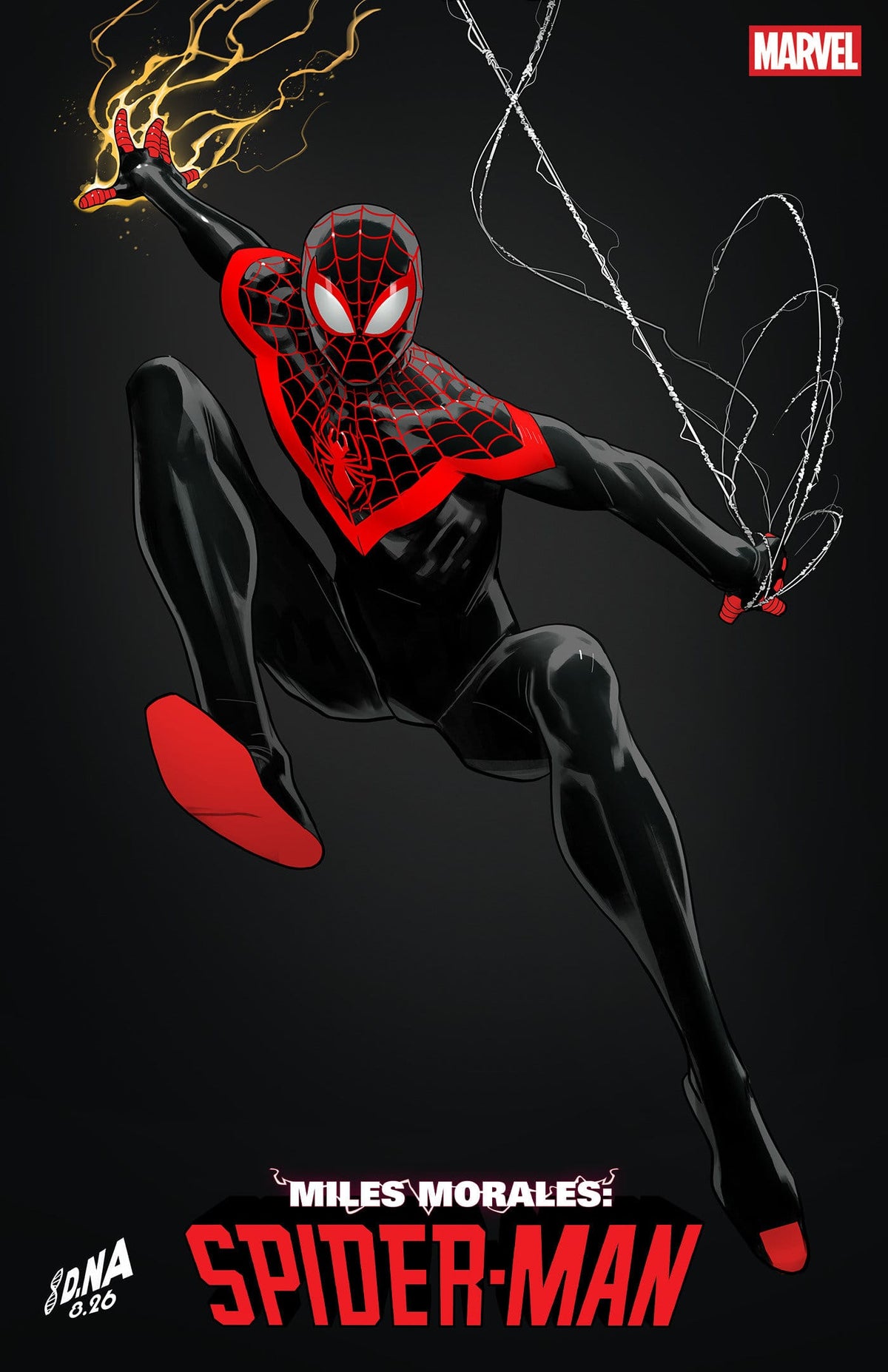Marvel Comics Miles Morales: Spider-Man #5 David Nakayama Color Block Black Variant