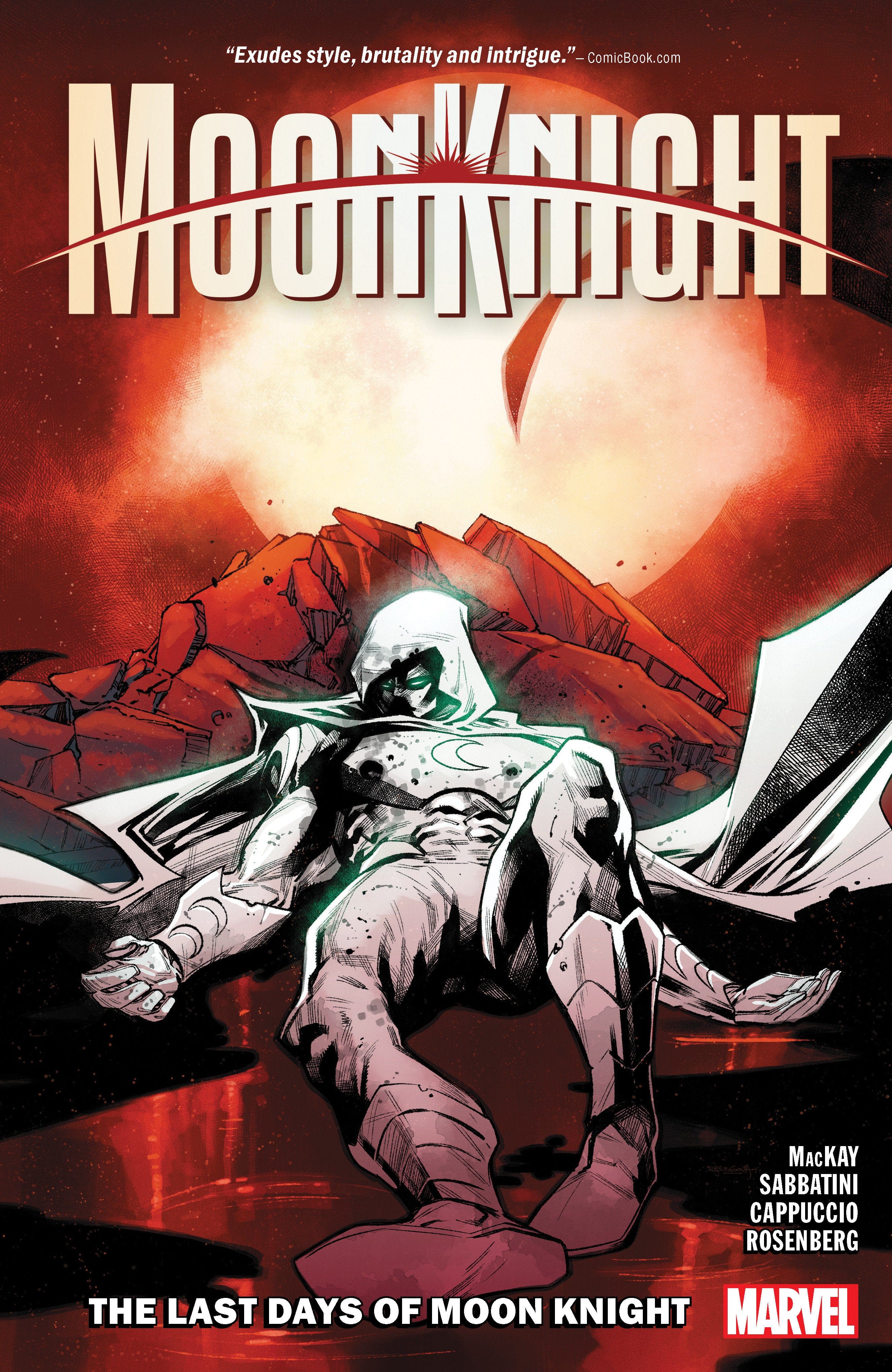 Marvel Comics Moon Knight Volume 5: The Last Days Of Moon Knight