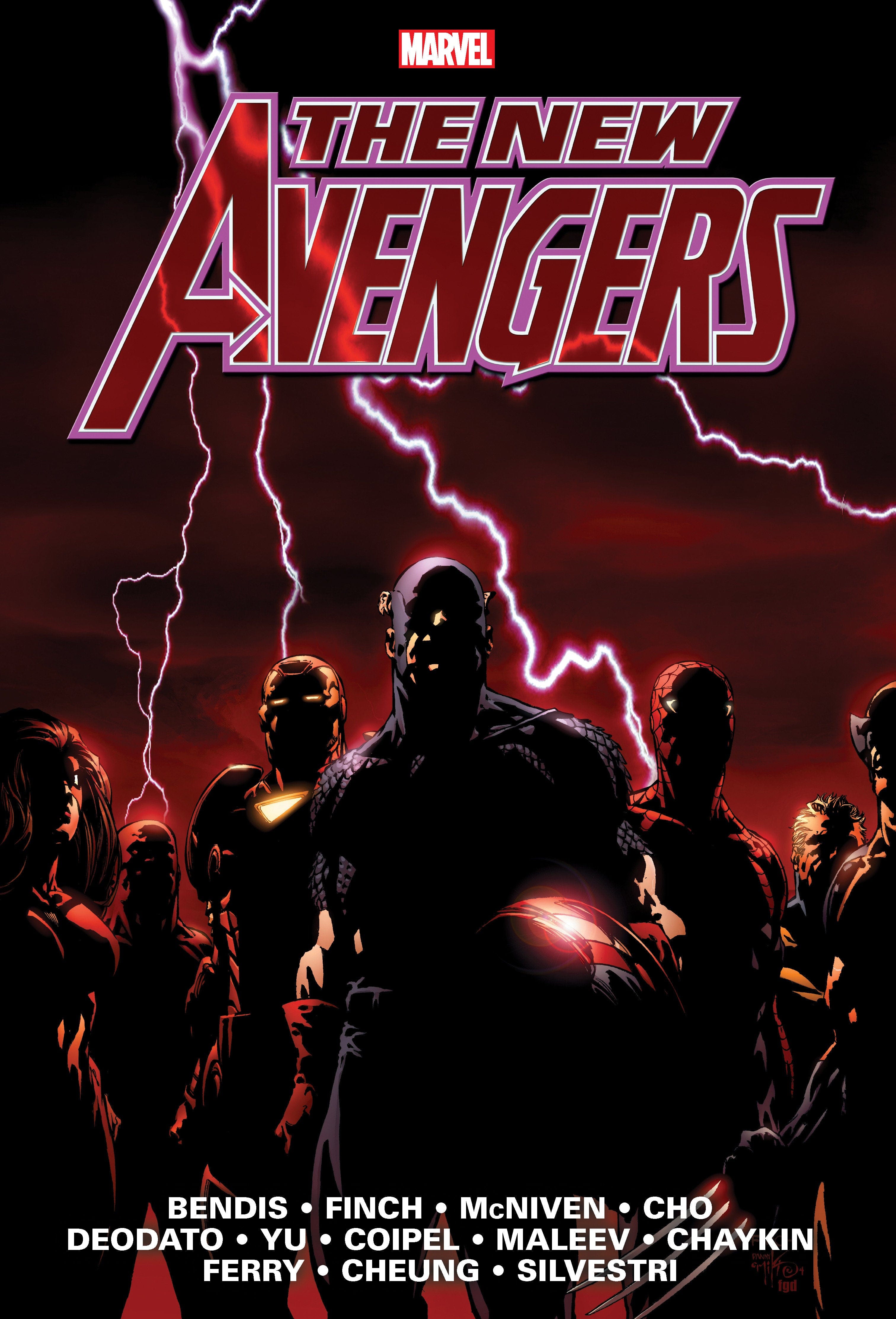 Marvel Comics New Avengers Omnibus Volume 1 David Finch Cover (New Printing)