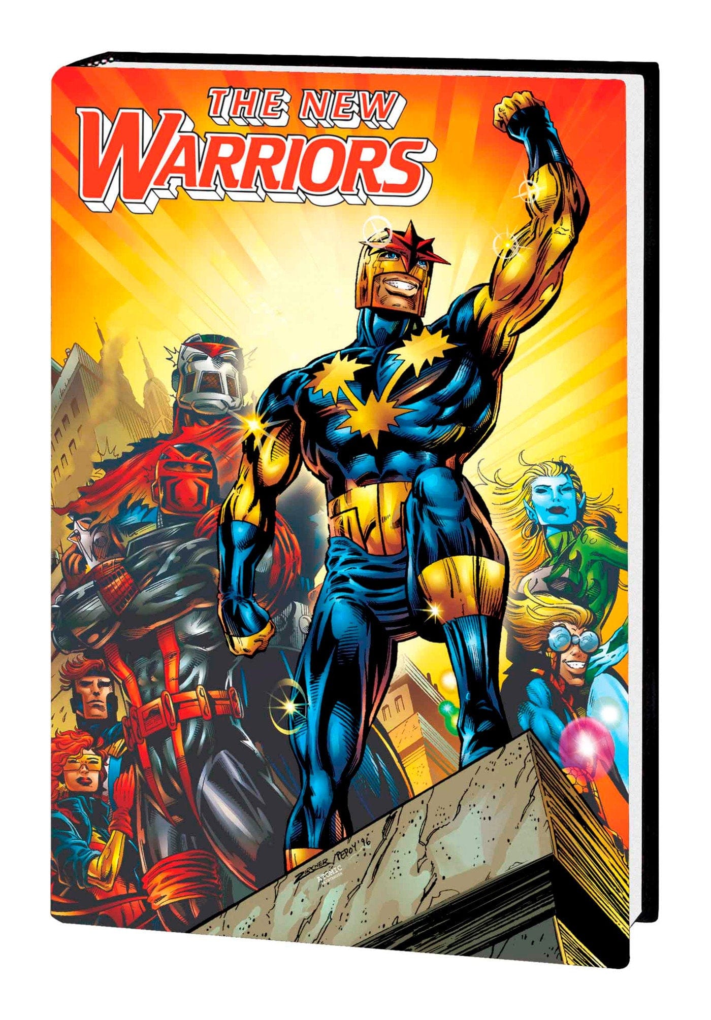 Marvel Comics New Warriors Classic Omnibus Volume 3 Zircher Nova Cover (Direct Market Edition)
