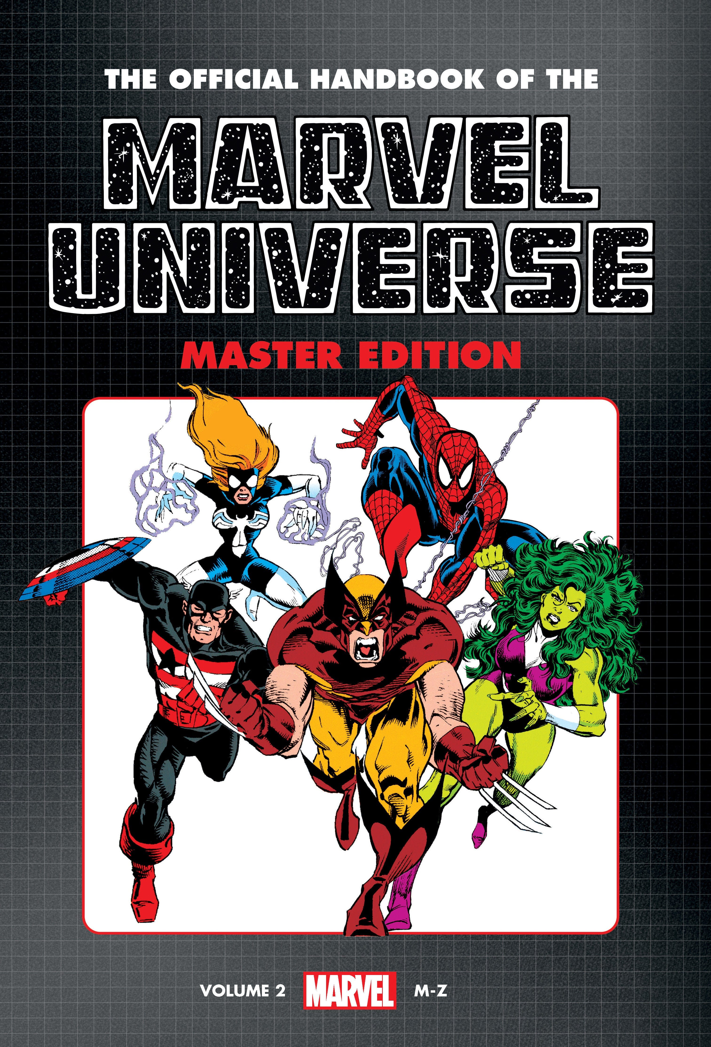 Marvel Comics Official Handbook Of The Marvel Universe: Master Edition Omnibus Volume 2 Heroes Cover