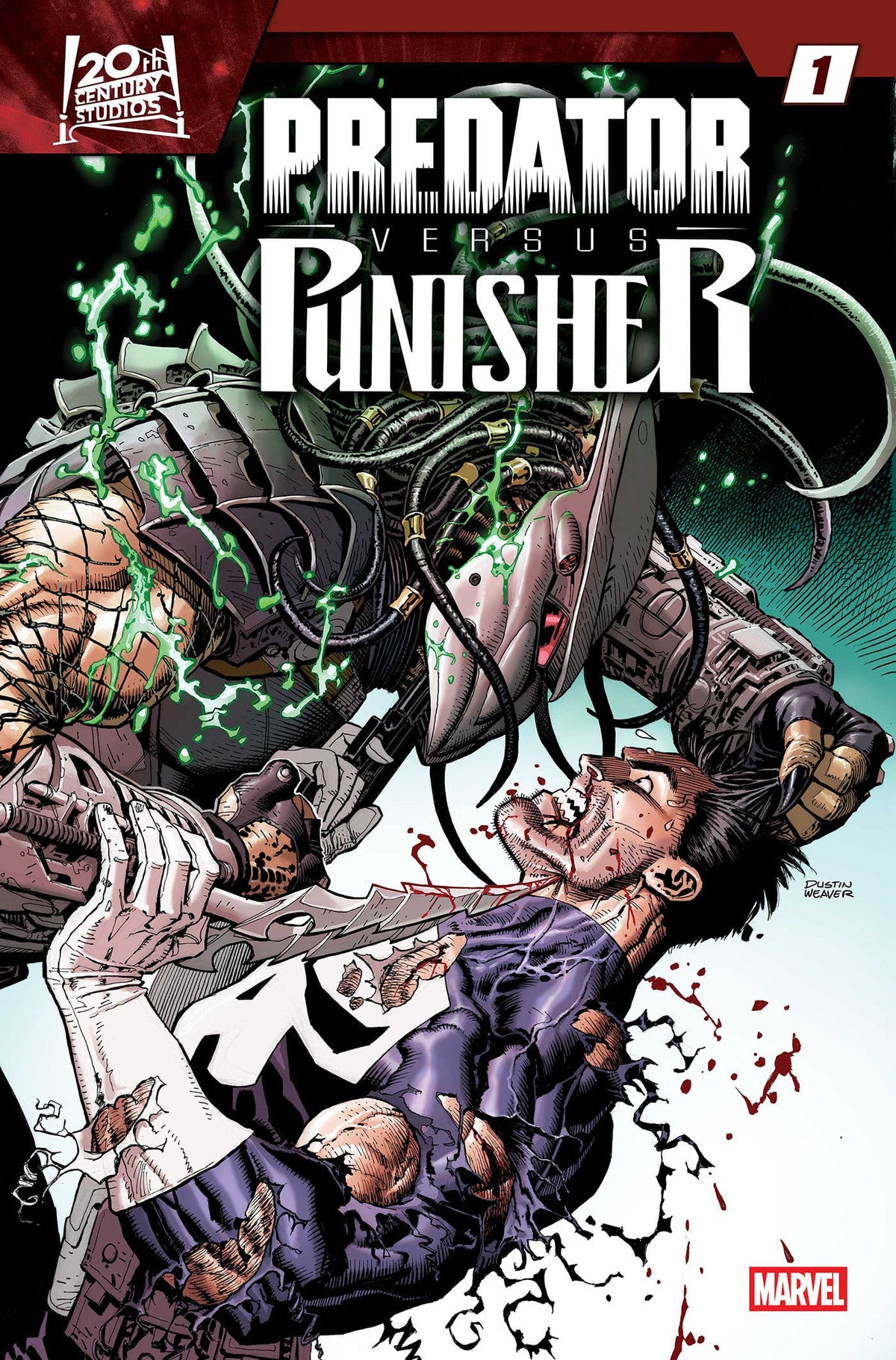 Marvel Comics Predator vs. Punisher #1 Cover A Dustin Weaver