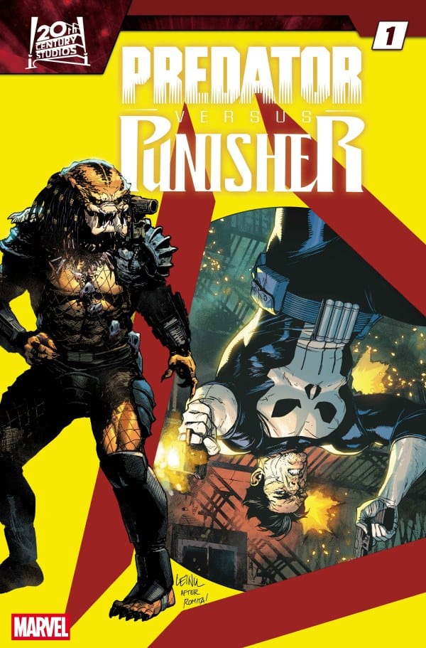 Marvel Comics Predator vs. Punisher #1 Cover B Leinil Yu Homage Variant