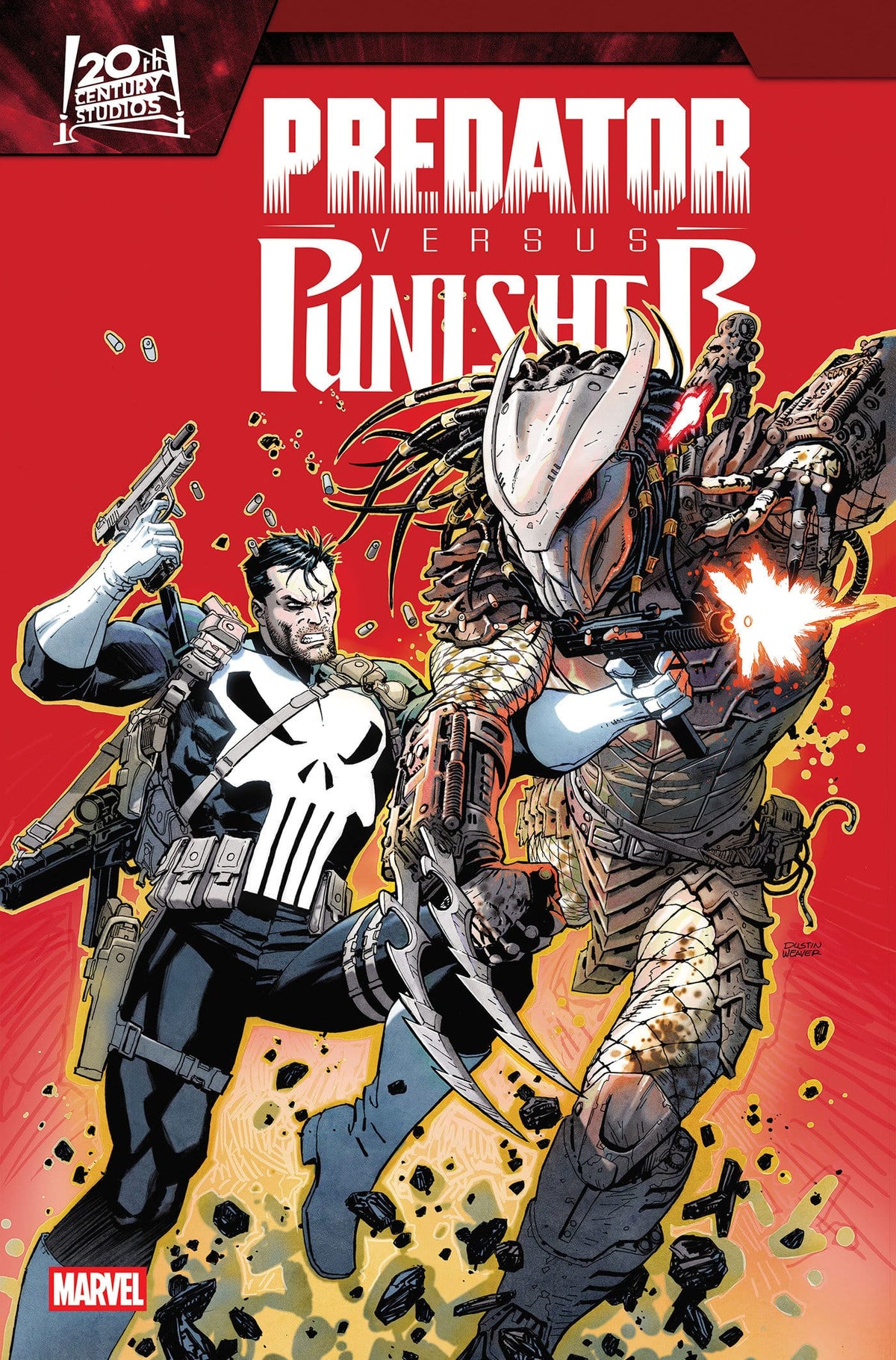 Marvel Comics Predator vs. Punisher #2 Cover A Dustin Weaver