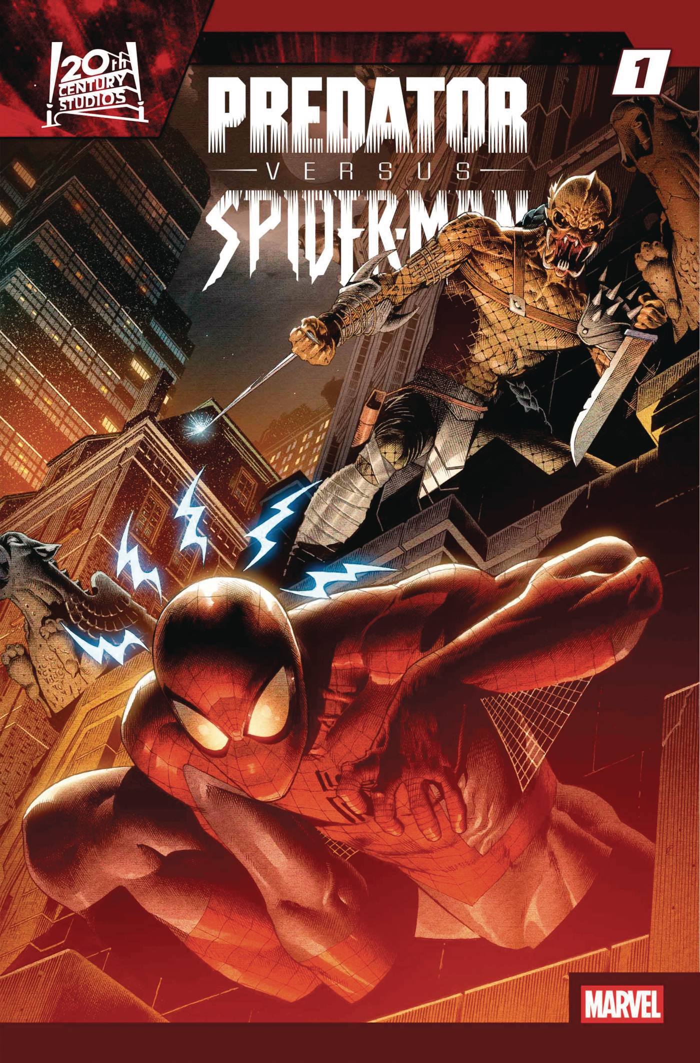 Marvel Comics Predator vs. Spider-Man #1 (Of 4) Main Cover Paulo Siqueira First Printing
