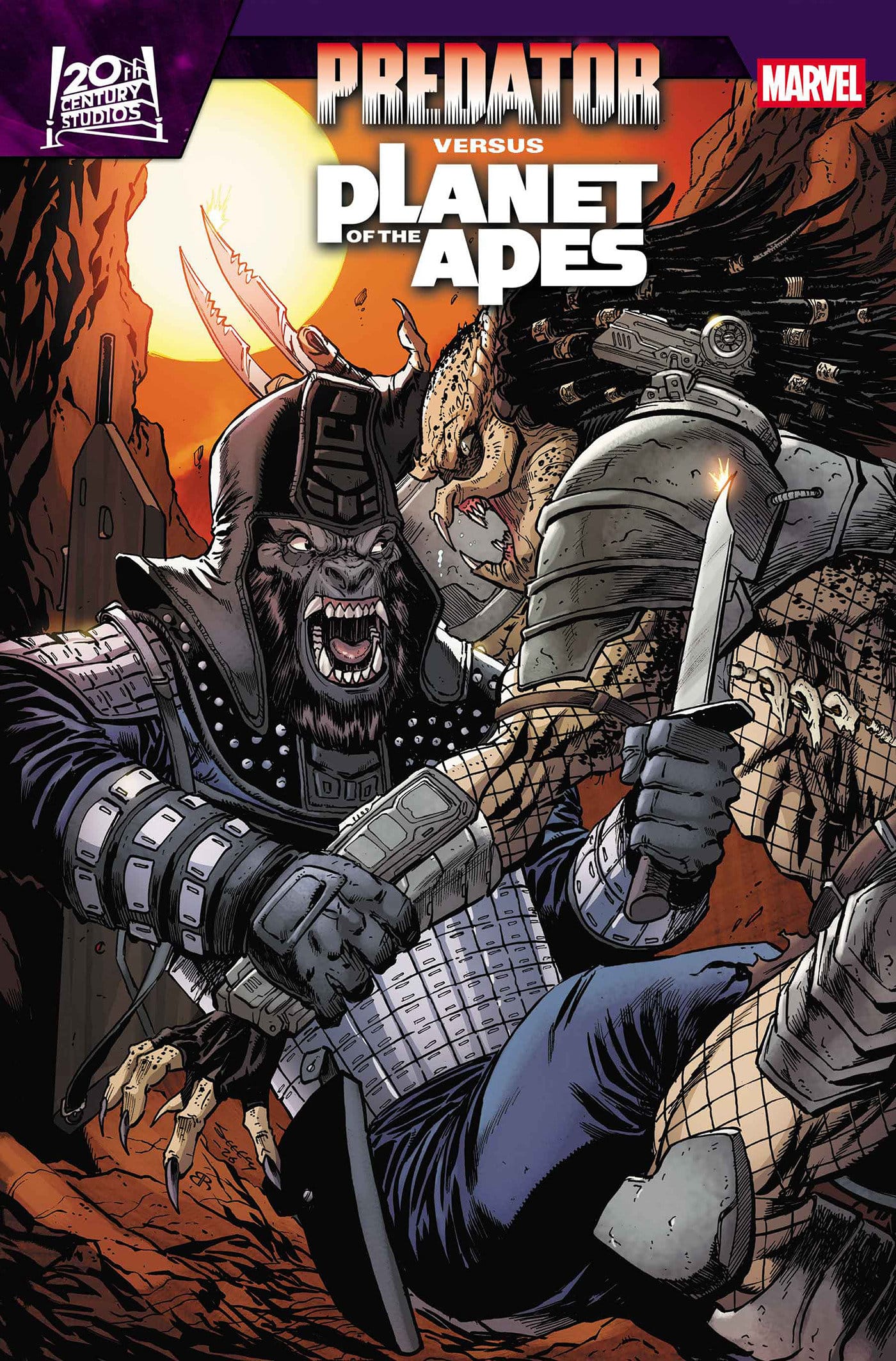 Marvel Comics Predator vs. The Planet Of The Apes #1 Tim Seeley Variant