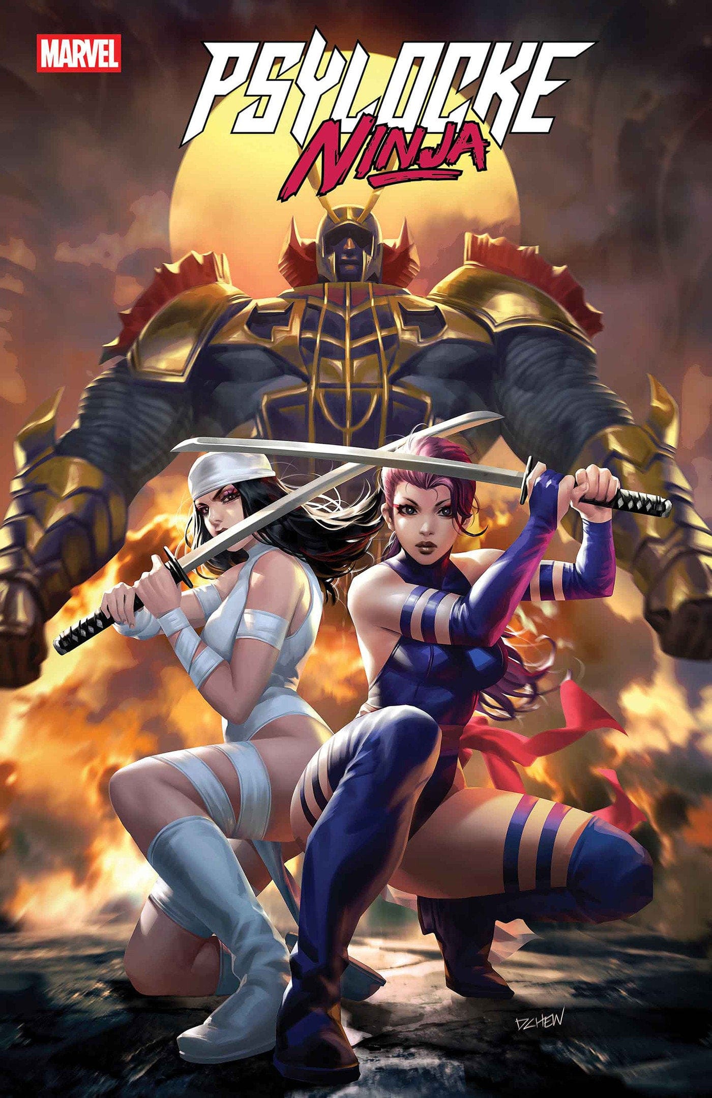Marvel Comics Psylocke: Ninja #4 Main Cover Derrick Chew