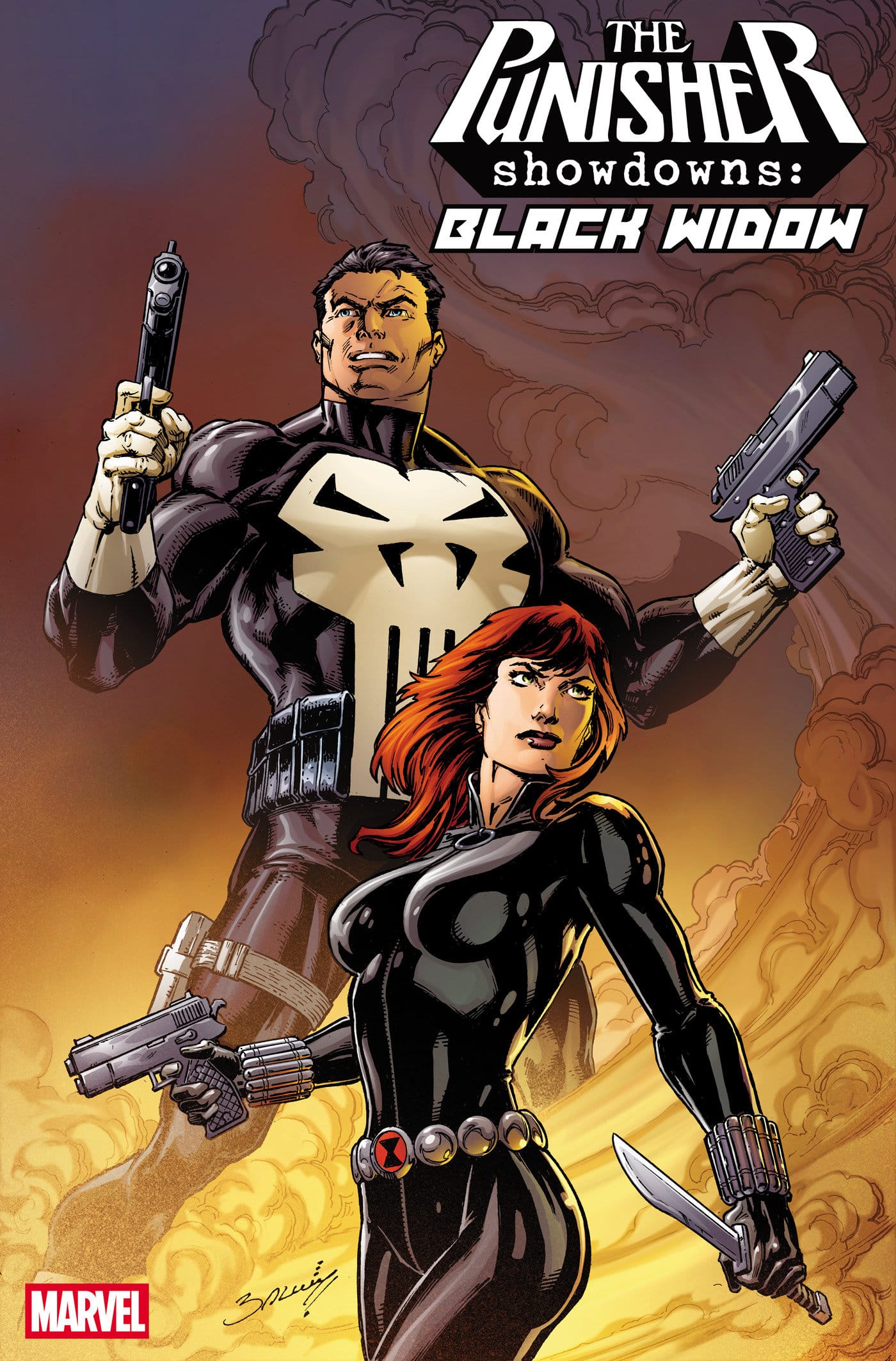 Marvel Comics Punisher Showdowns: Black Widow #1 Mark Bagley Variant