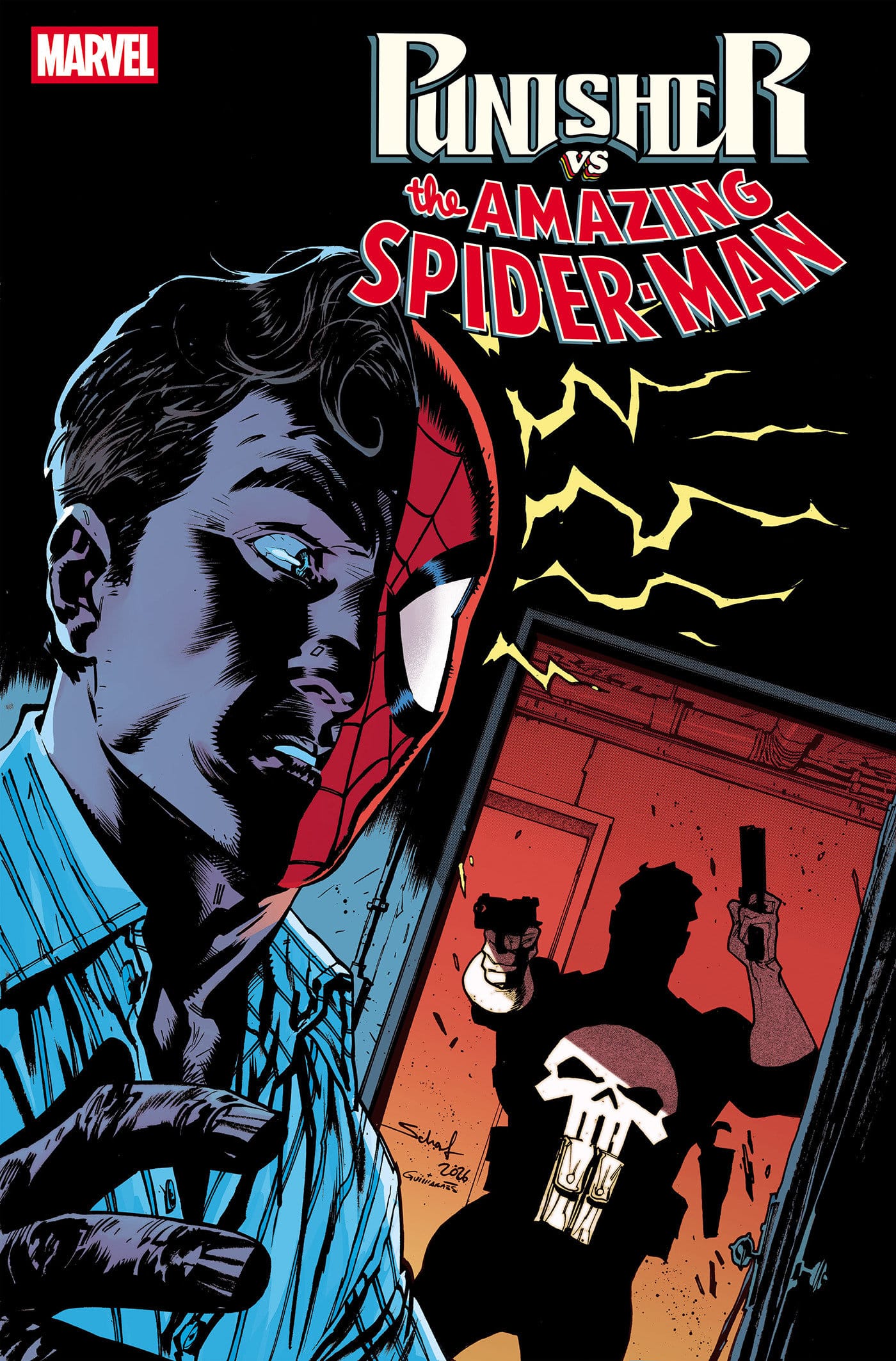 Marvel Comics Punisher vs. Spider-Man #4 Main Cover Jonas Scharf