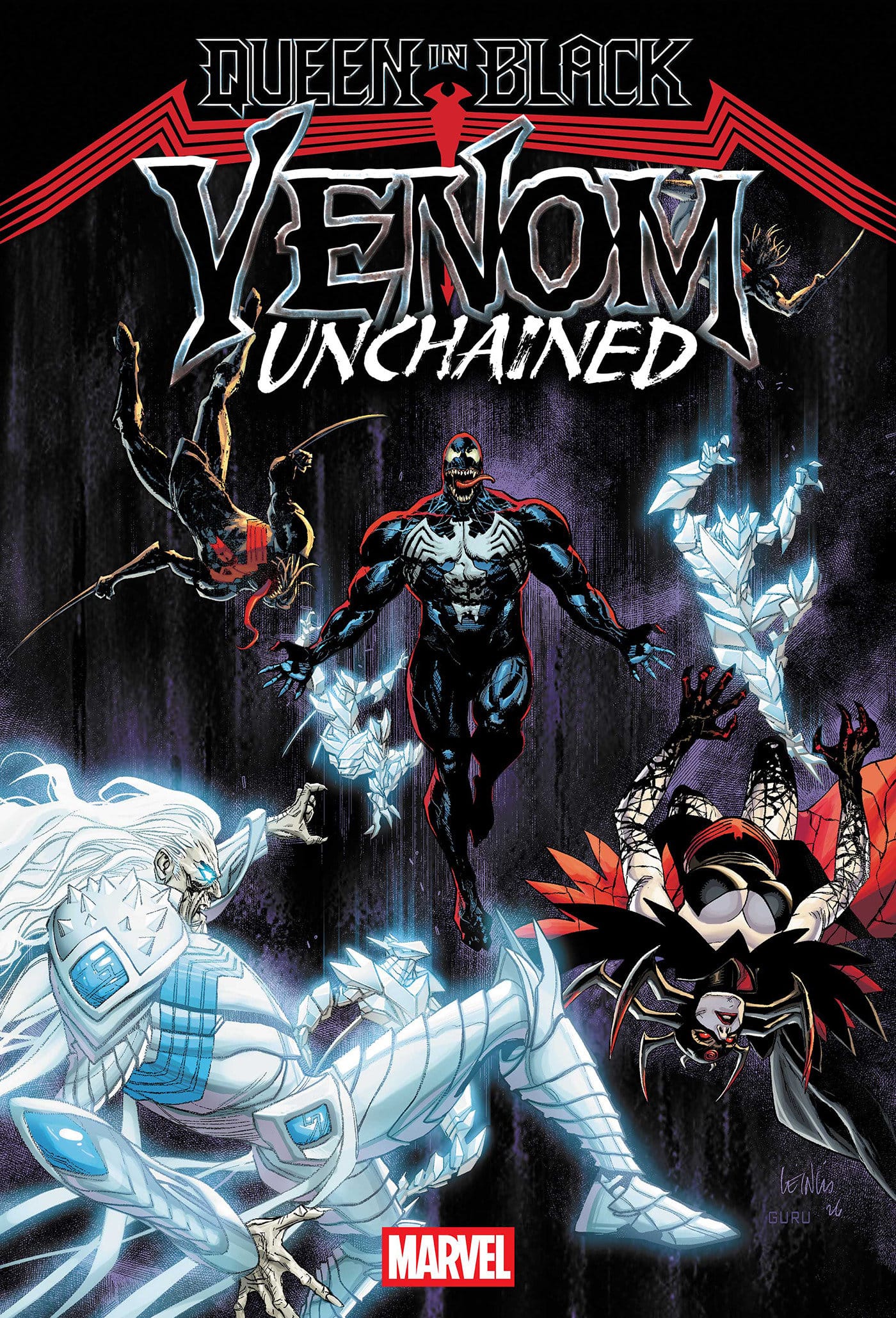 Marvel Comics Queen In Black: Venom Unchained #3 Main Cover Leinil Yu