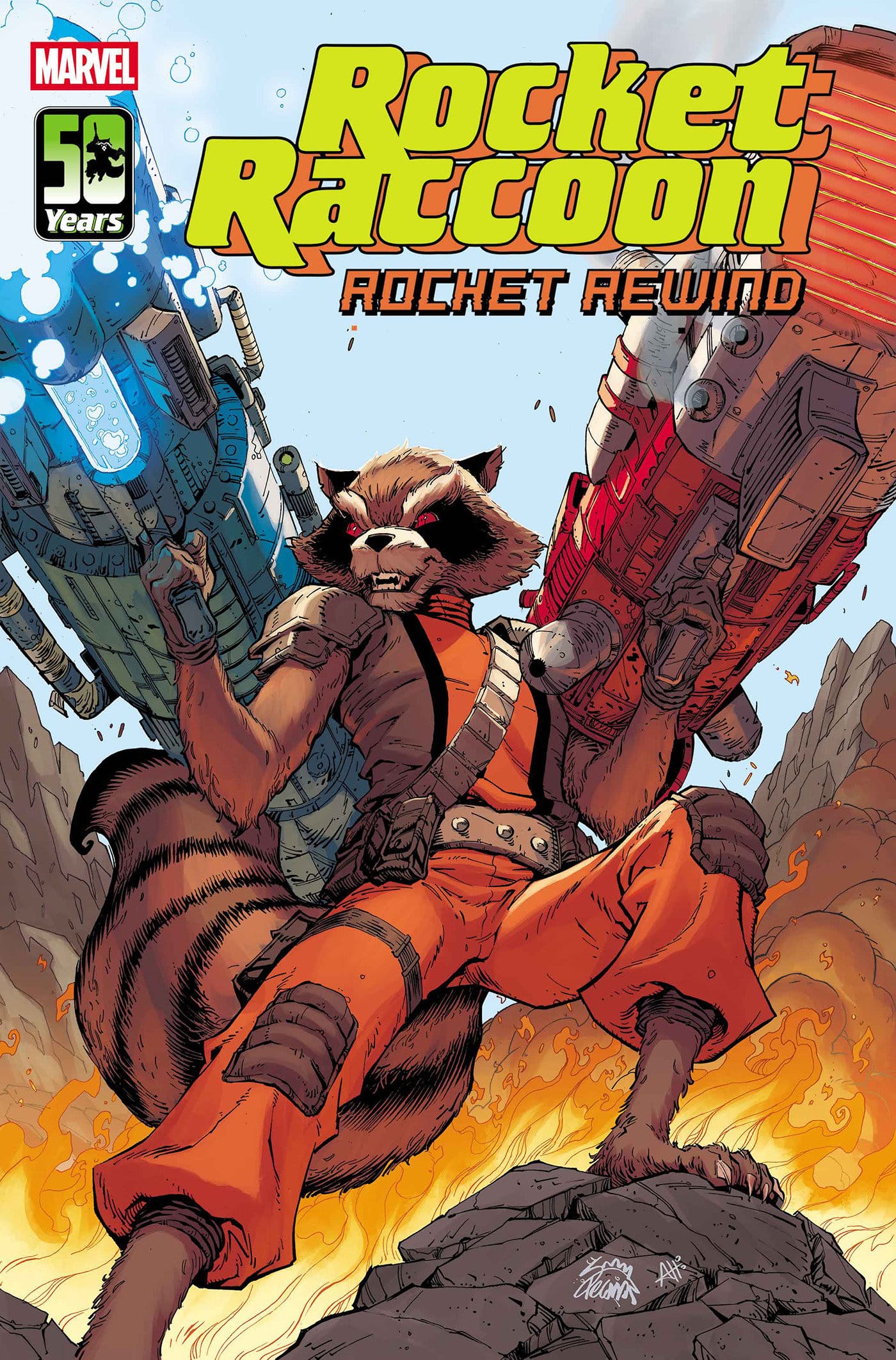 Marvel Comics Rocket Raccoon: Rocket Rewind #1 Main Cover Ryan Stegman