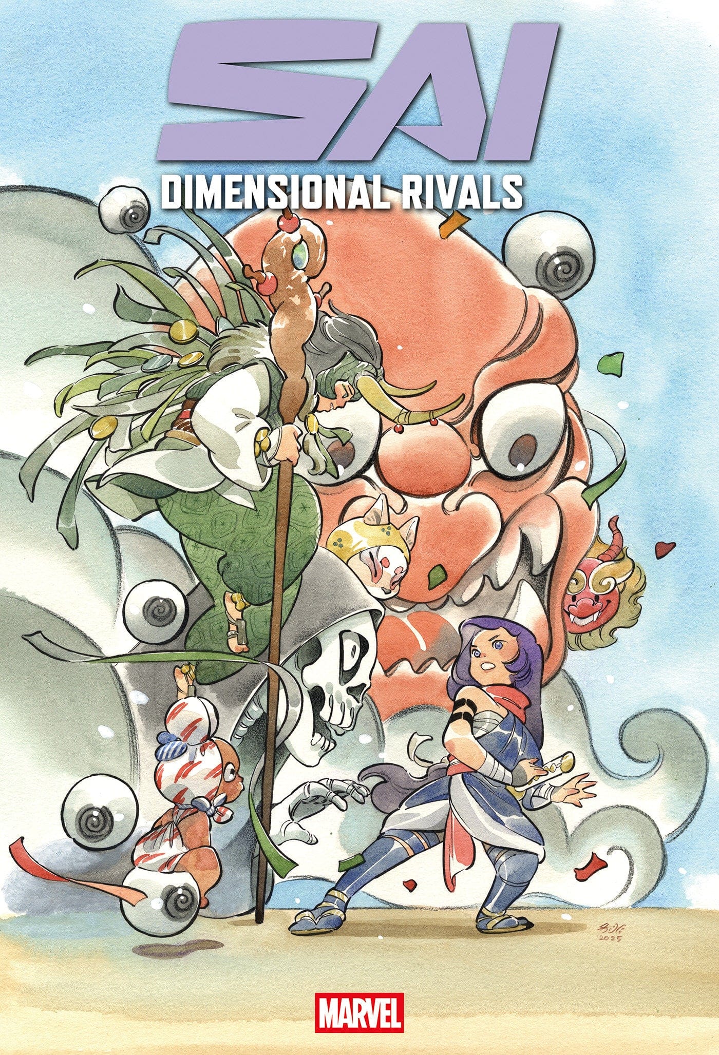 Marvel Comics Sai: Dimensional Rivals #2 Main Cover Peach Momoko