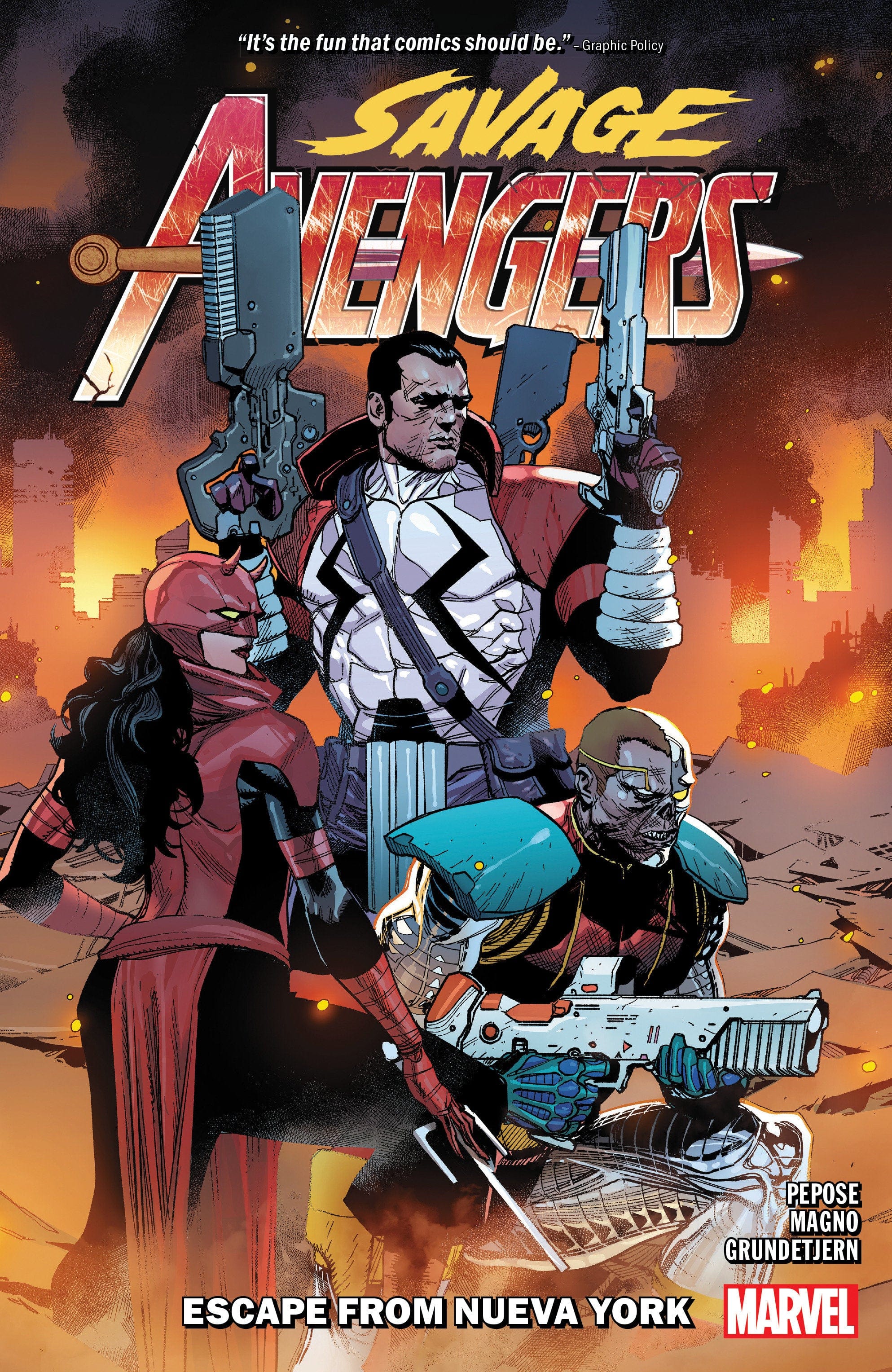 Marvel Comics Savage Avengers Volume 2: Escape From Nueva York