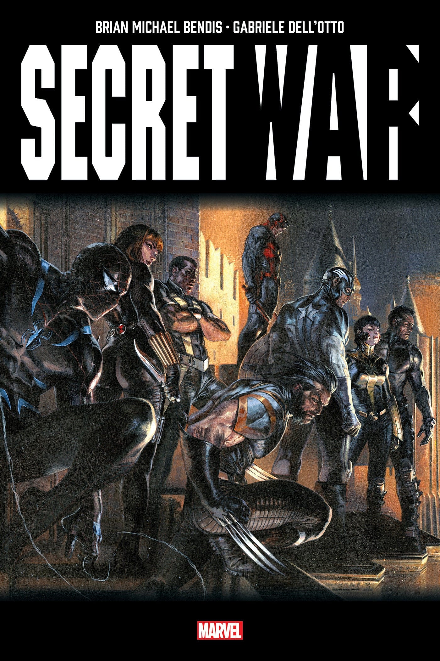 Marvel Comics Secret War By Brian Michael Bendis Omnibus Gabriele Dell'Otto Secret War Costumes Cover (Direct Market Edition)