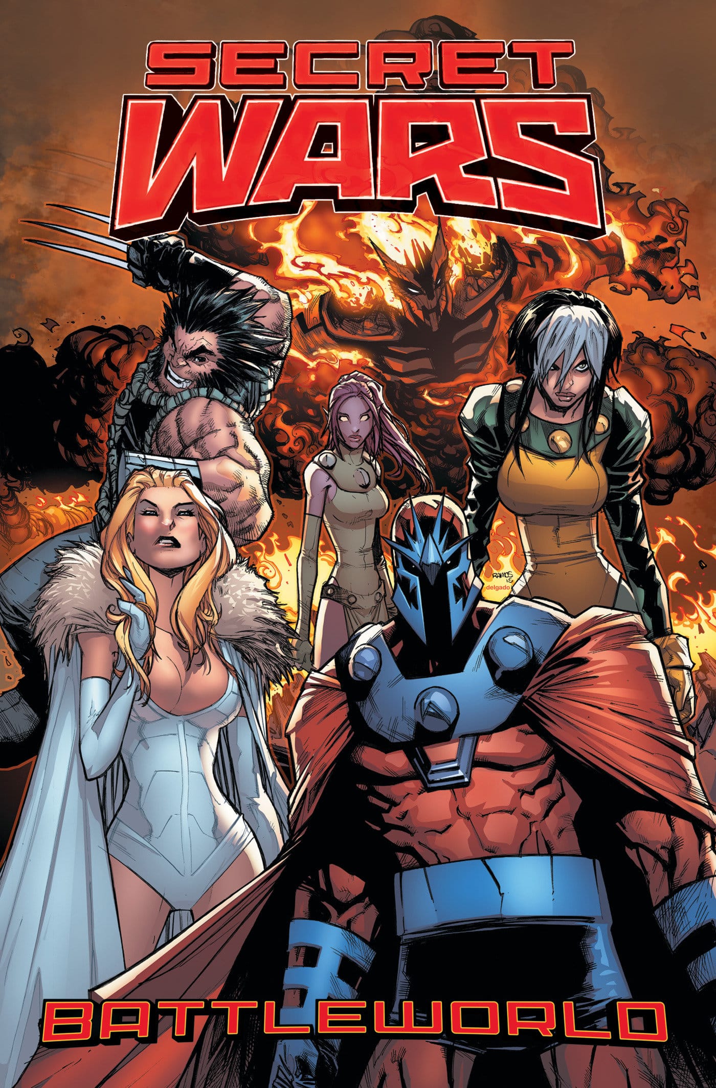 Marvel Comics Secret Wars: Battleworld Omnibus Vol. 1 Humberto Ramos Cover (Direct Market Edition)