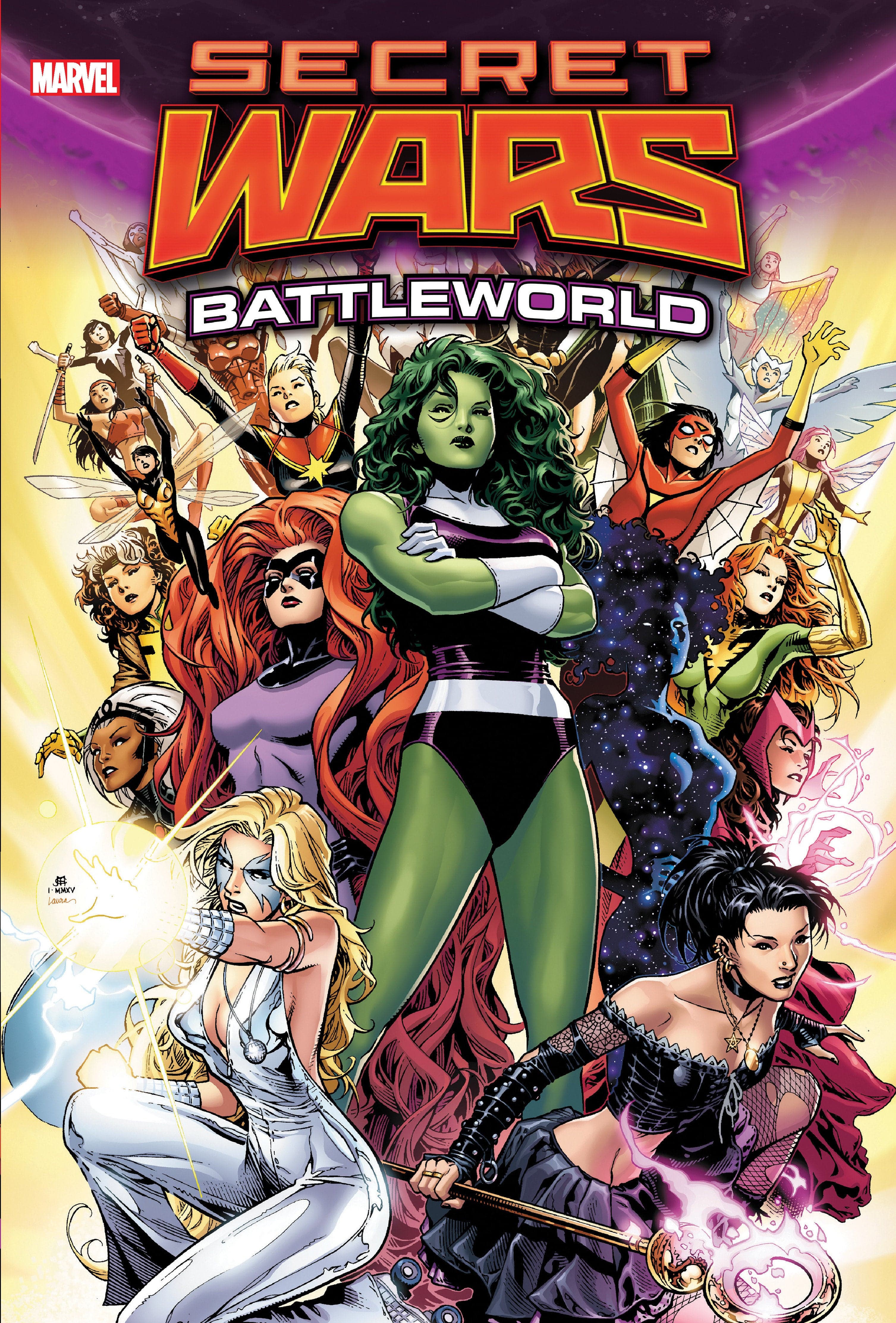Marvel Comics Secret Wars: Battleworld Omnibus Volume 1 Jim Cheung Cover