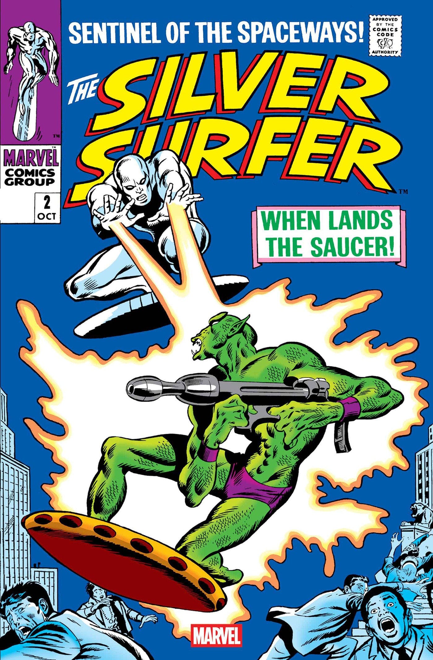 Marvel Comics Silver Surfer #2 Facsimile Edition Main Cover John Buscema