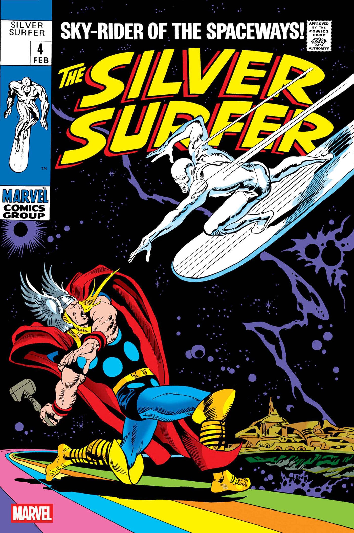 Marvel Comics Silver Surfer #4 Facsimile Edition Main Cover John Buscema