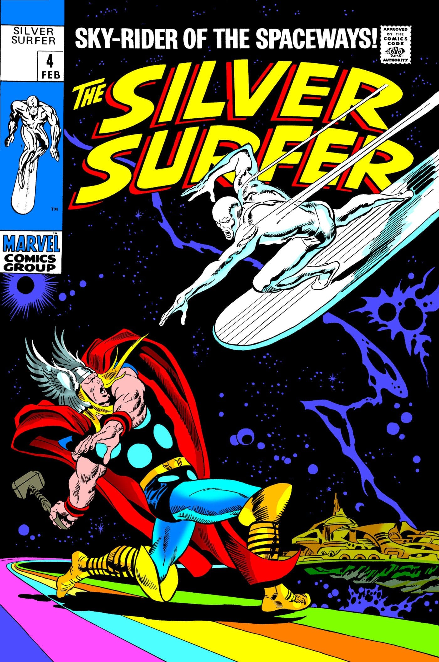 Marvel Comics Silver Surfer Omnibus Volume 1 John Buscema Thor Cover (Direct Market Edition)