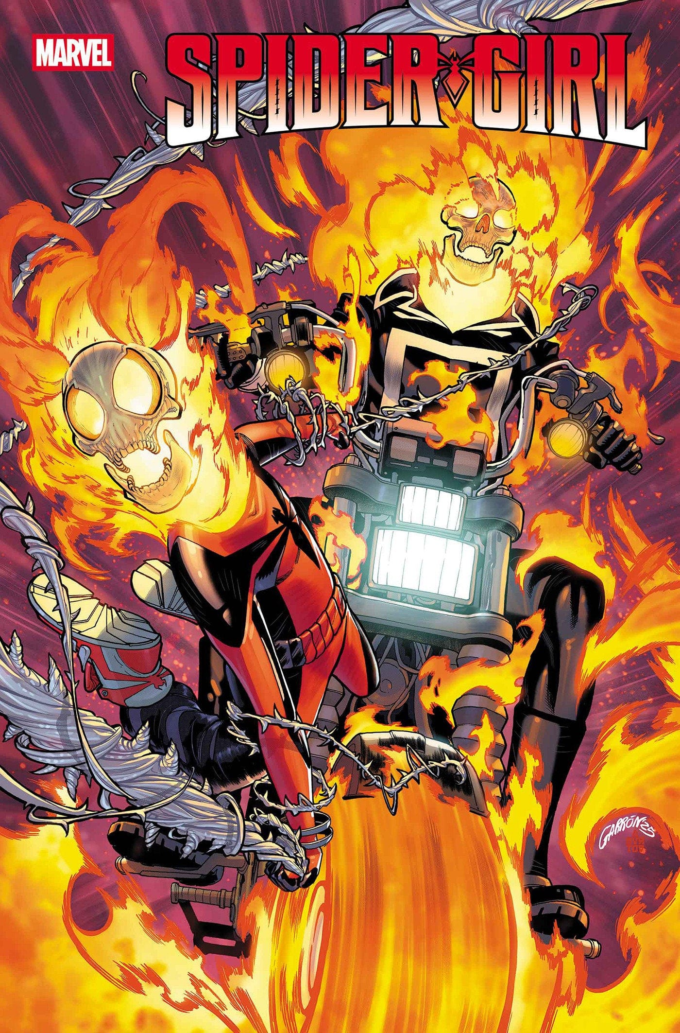 Marvel Comics Spider-Girl #5 Javier Garron Spider-Girl Funhouse Mirror Variant