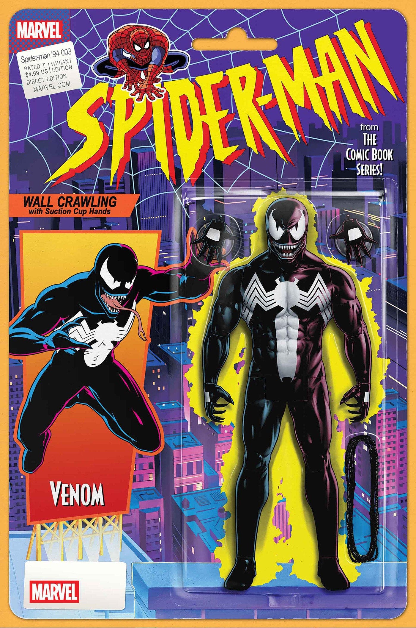 Marvel Comics Spider-Man '94 #3 John Tyler Christopher Action Figure Variant
