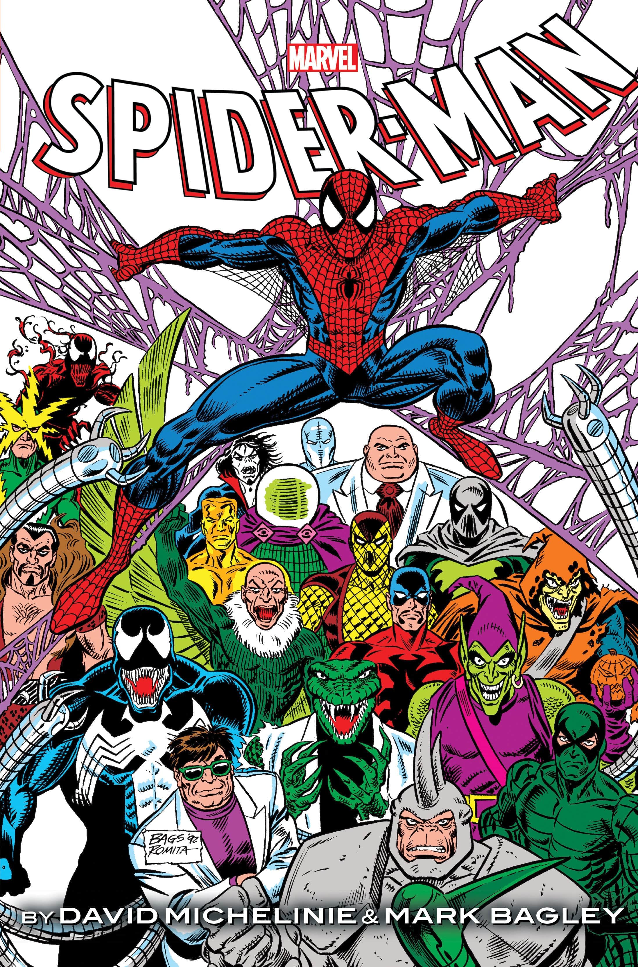 Marvel Comics Spider-Man By Michelinie & Bagley Omnibus Volume 1 Bagley Marvel Age Cover