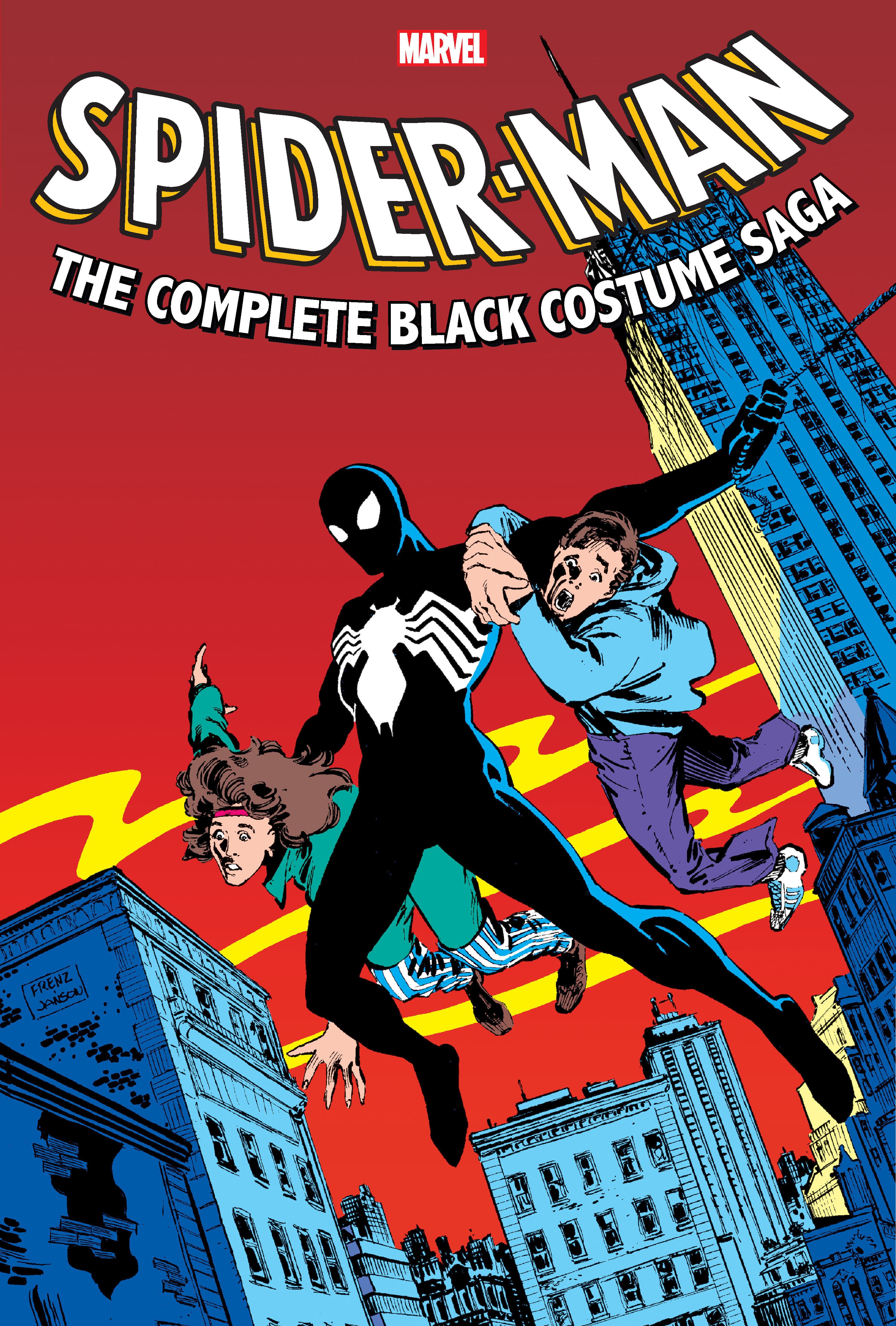 Marvel Comics Spider-Man: The Complete Black Costume Saga Omnibus Ron Frenz Cover