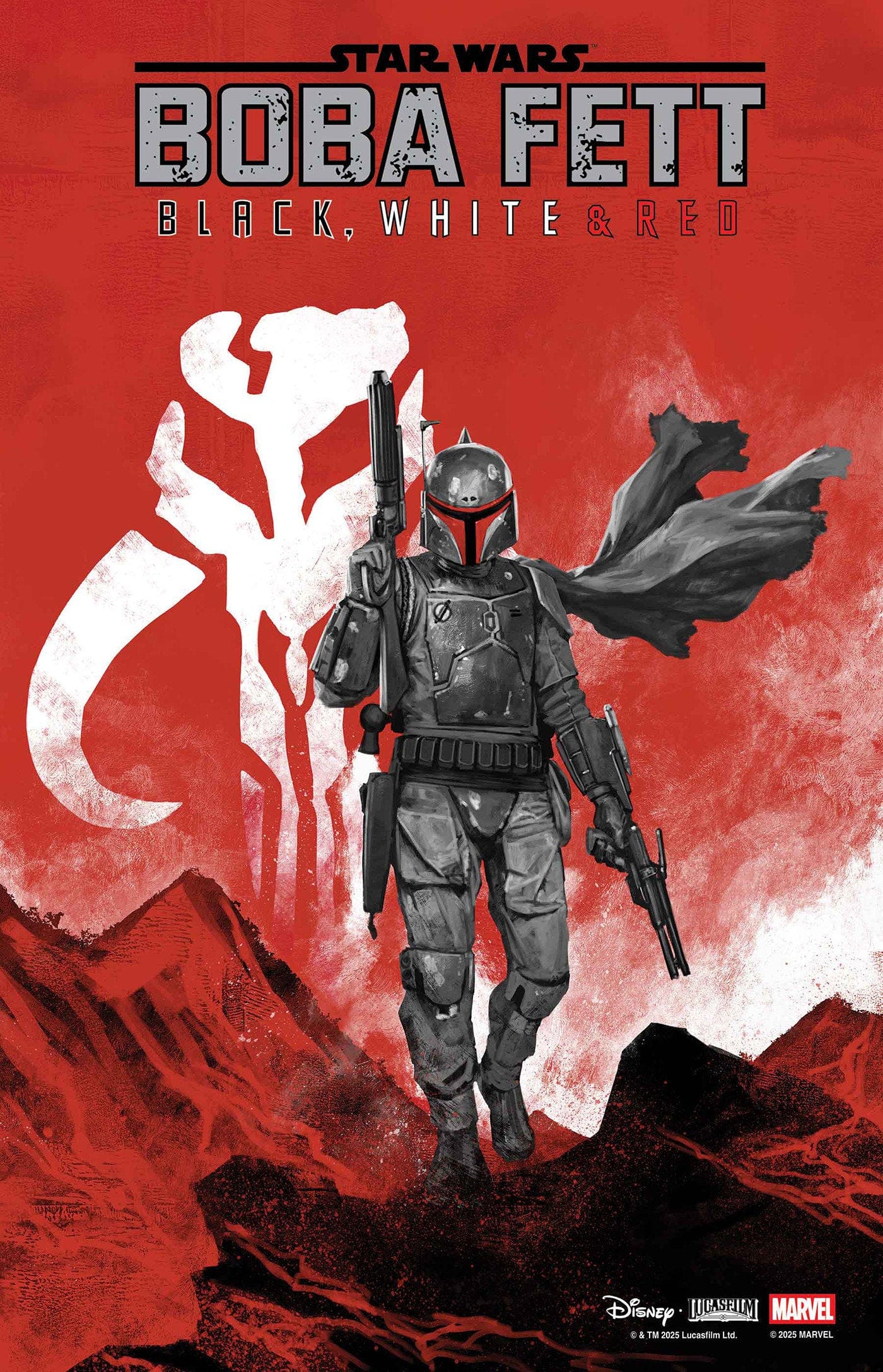 Marvel Comics Star Wars: Boba Fett - Black, White & Red #2 Skan Variant
