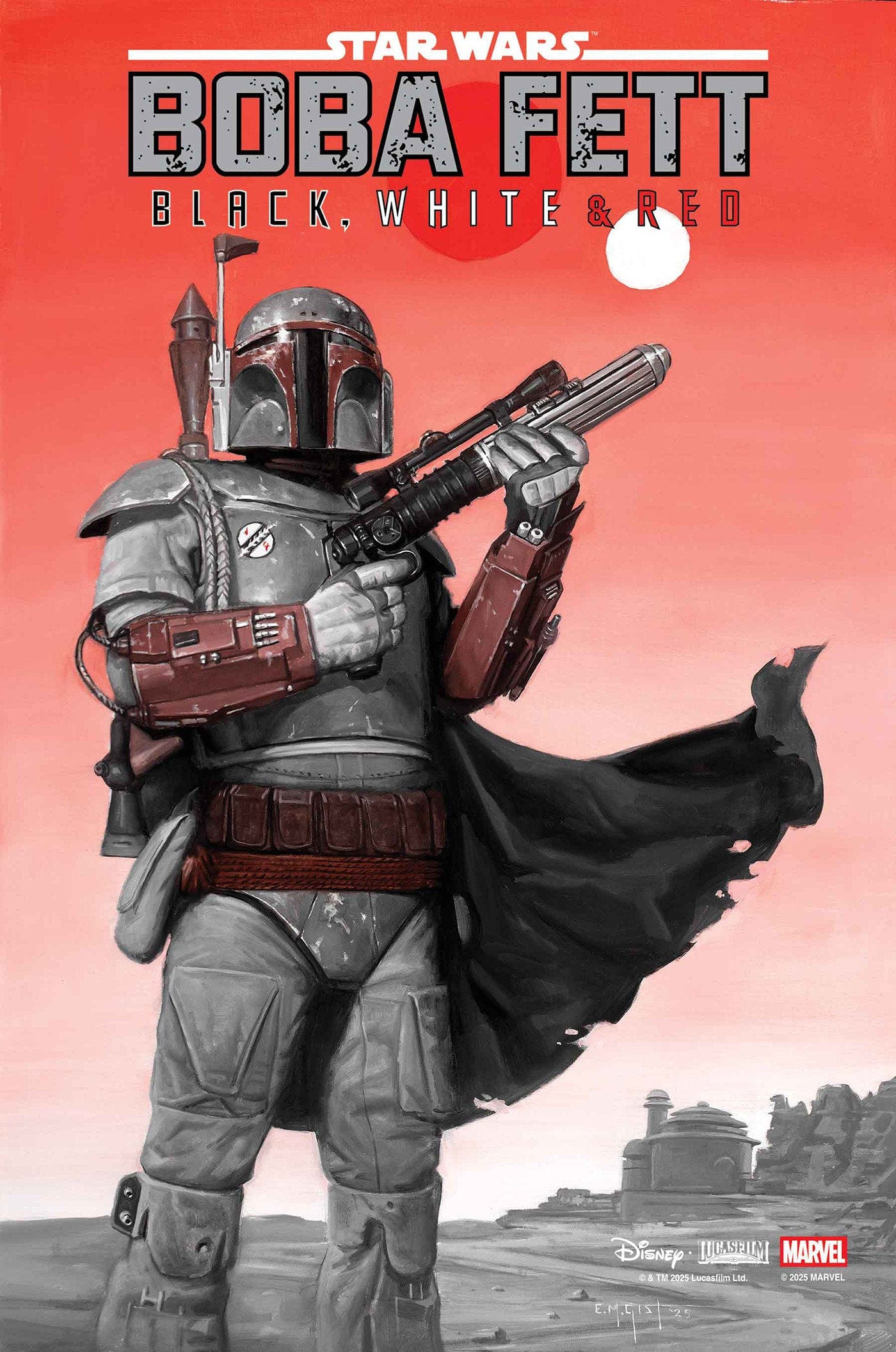 Marvel Comics Star Wars: Boba Fett - Black, White & Red #3