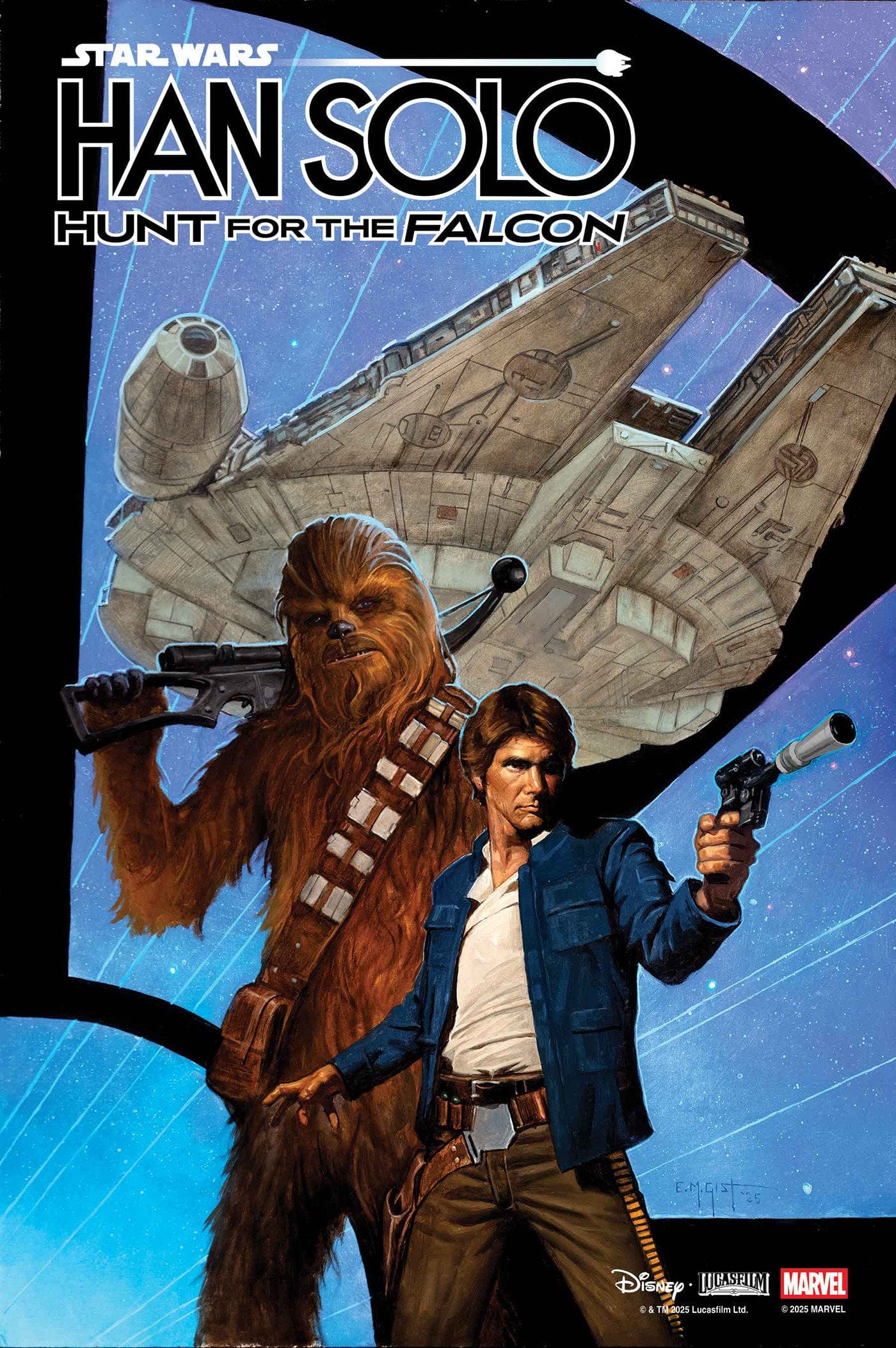 Marvel Comics Star Wars: Han Solo - Hunt For The Falcon #4 E.M. Gist Variant
