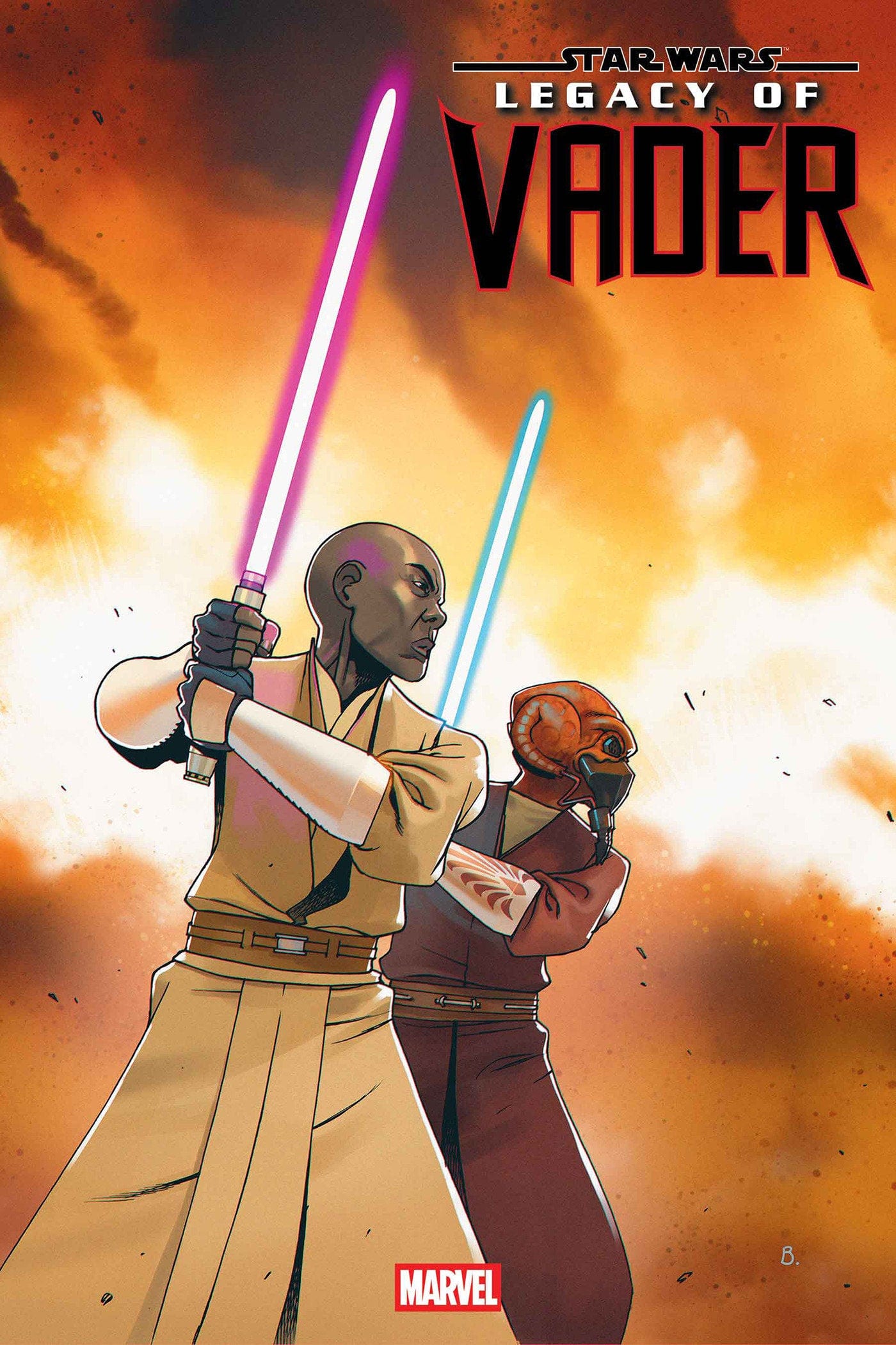 Marvel Comics Star Wars: Legacy Of Vader #11 Bengal Plo Koon & Mace Windu Jedi Knights Variant